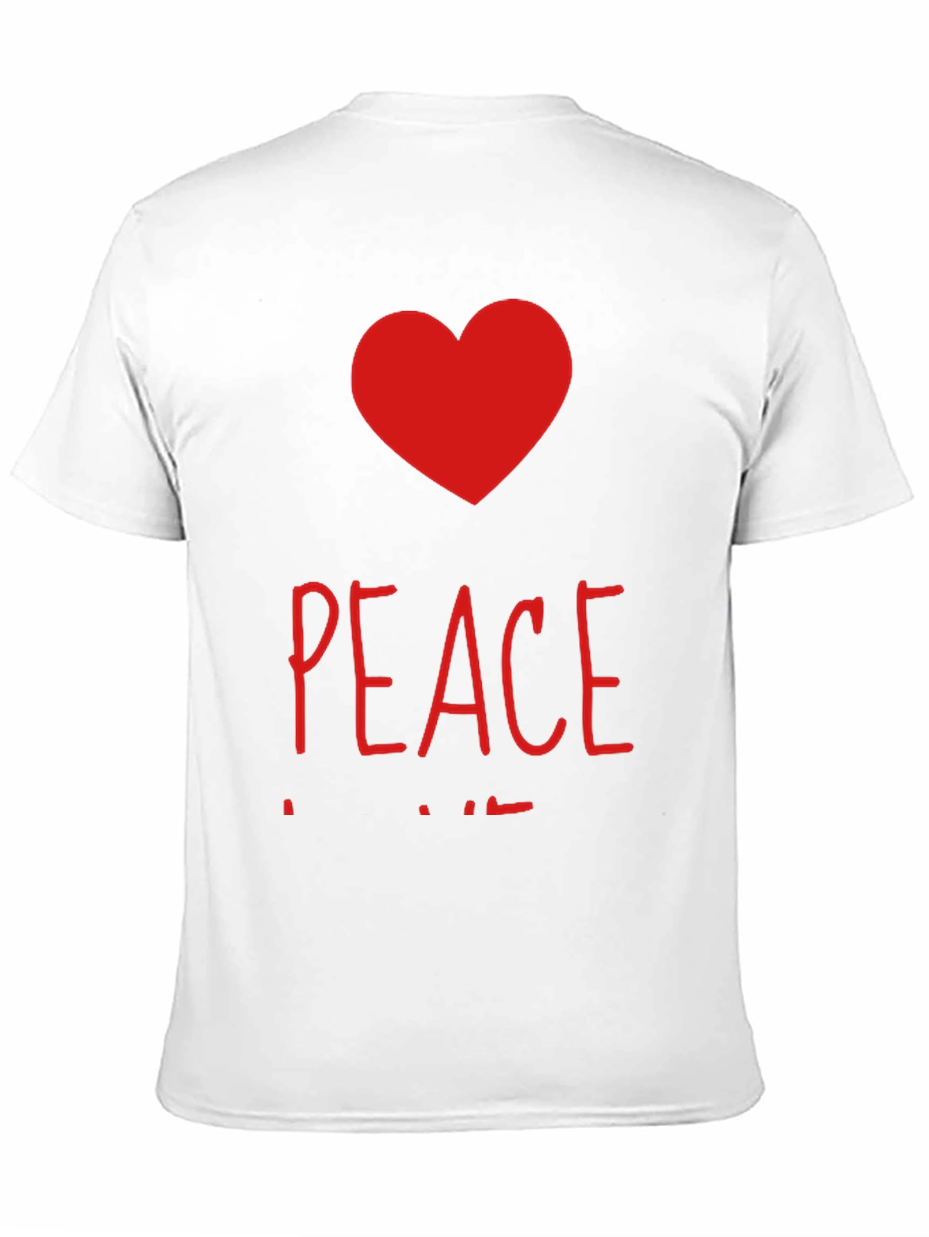 Peace and Love Graphic T-Shirt