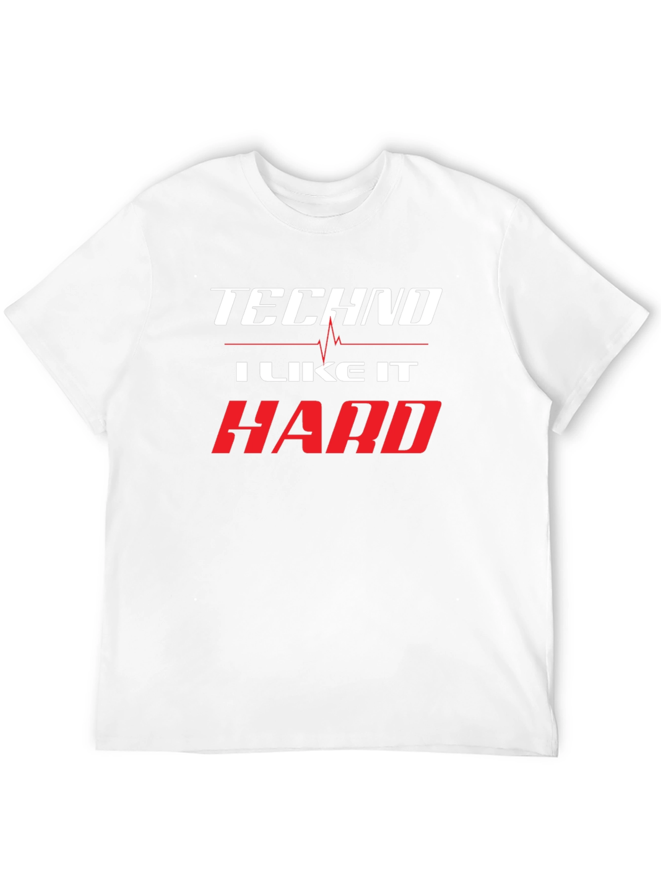 Techno I Like It Hard Black T-Shirt