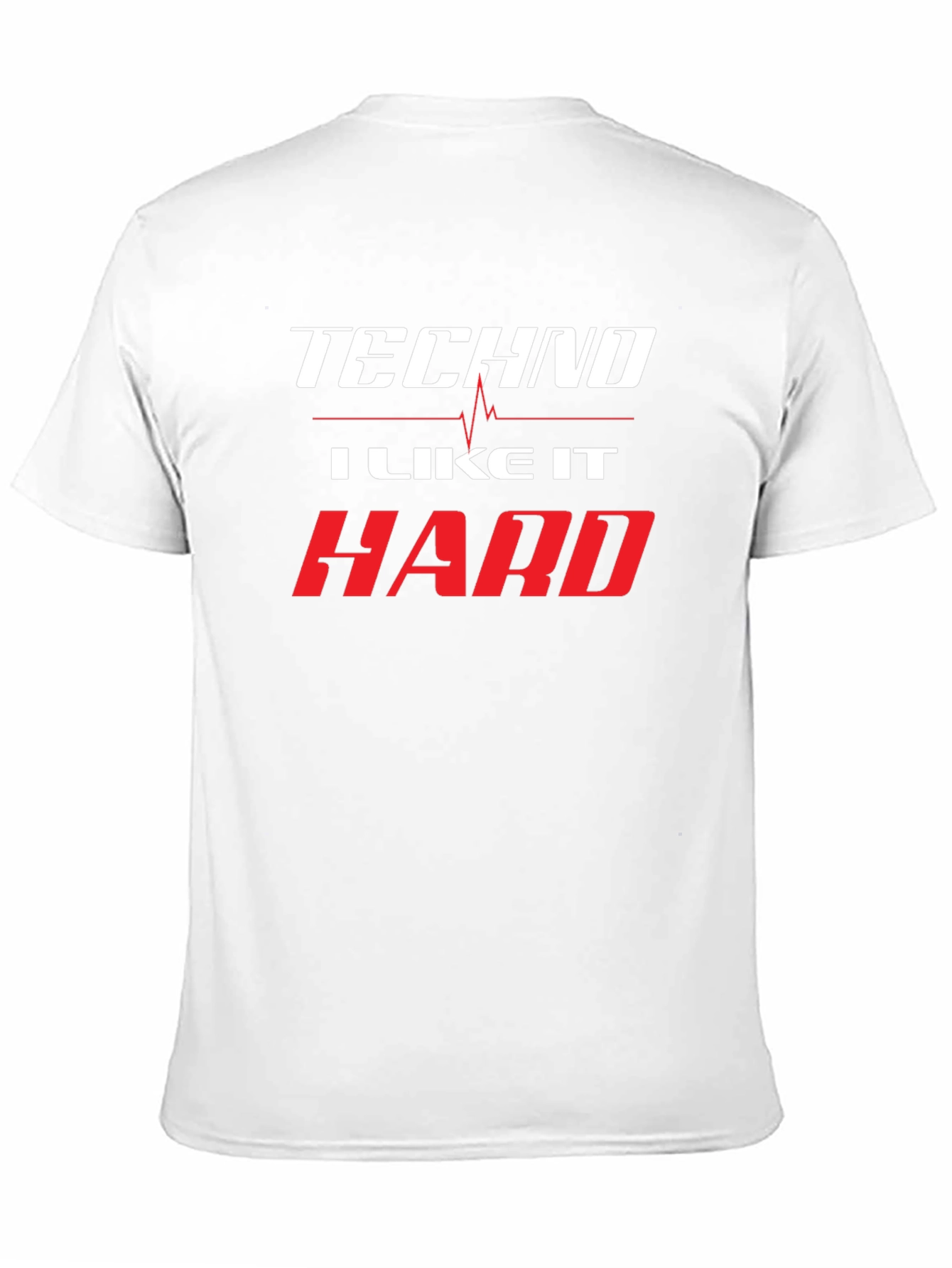 Techno I Like It Hard Black T-Shirt