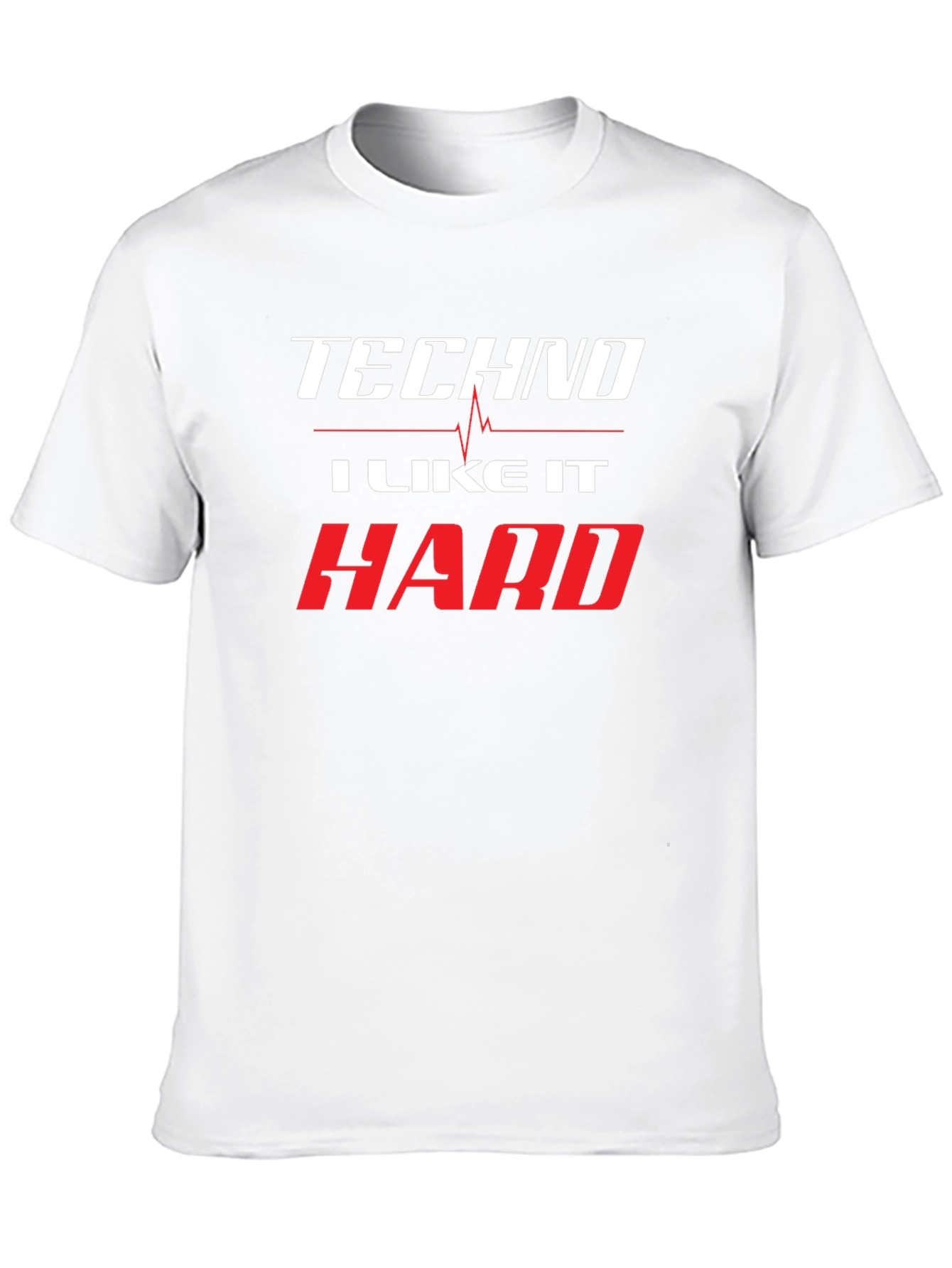 Techno I Like It Hard Black T-Shirt