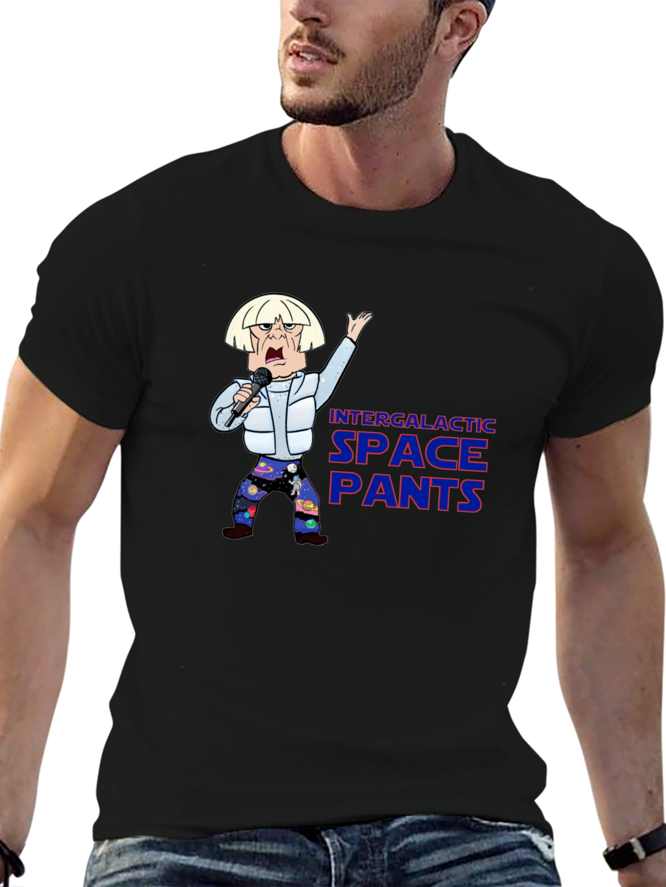 Intergalactic Space Pants T-Shirt