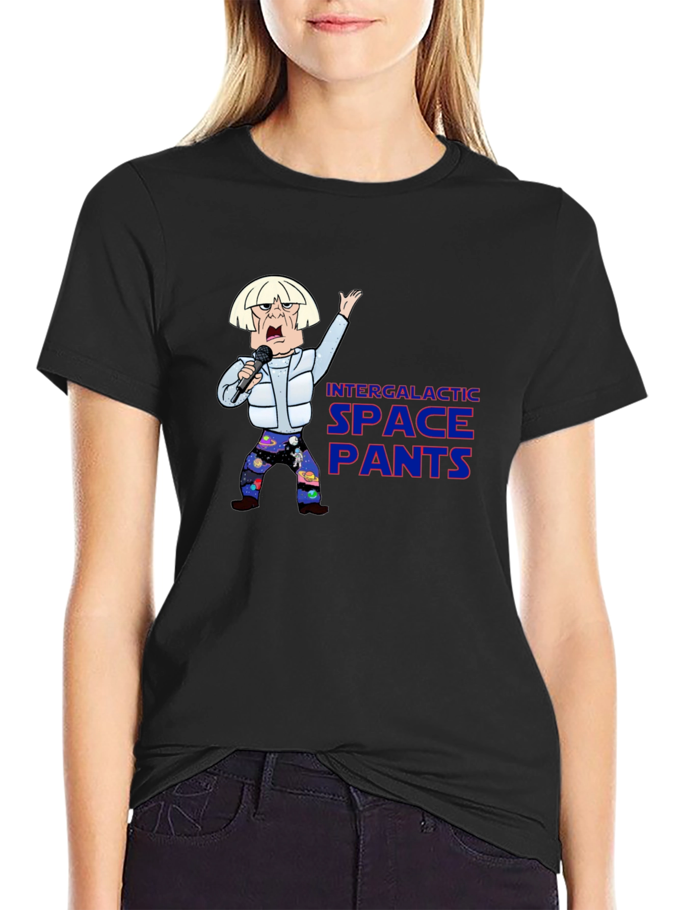 Intergalactic Space Pants T-Shirt