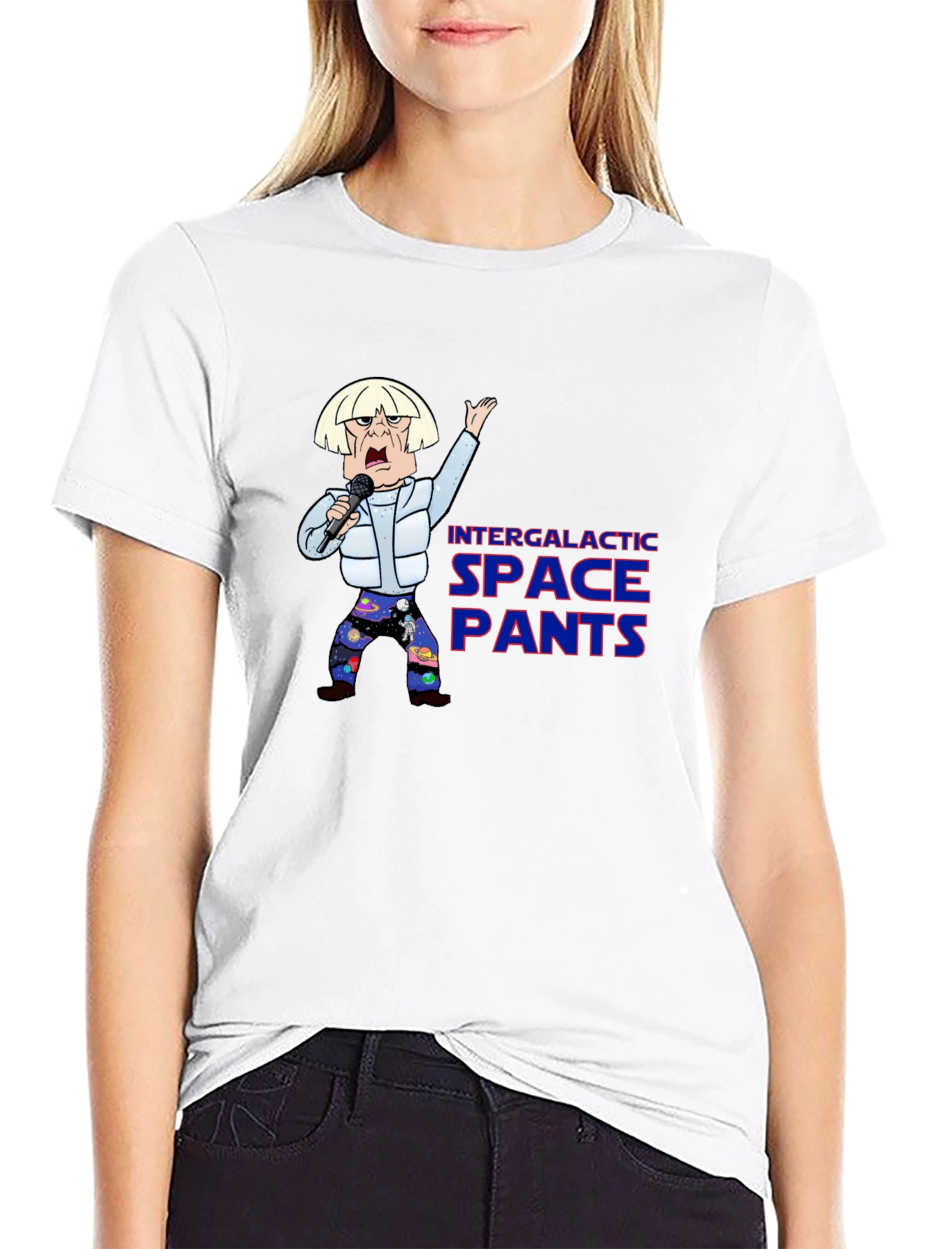 Intergalactic Space Pants T-Shirt