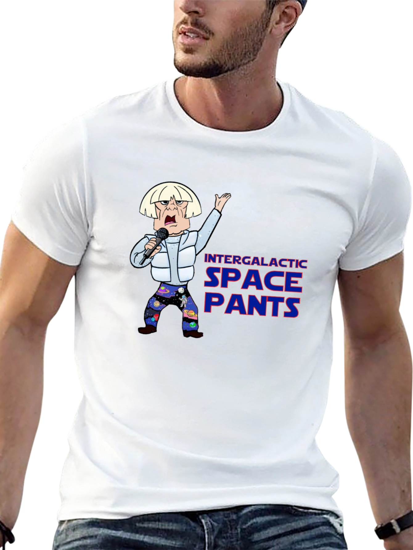 Intergalactic Space Pants T-Shirt
