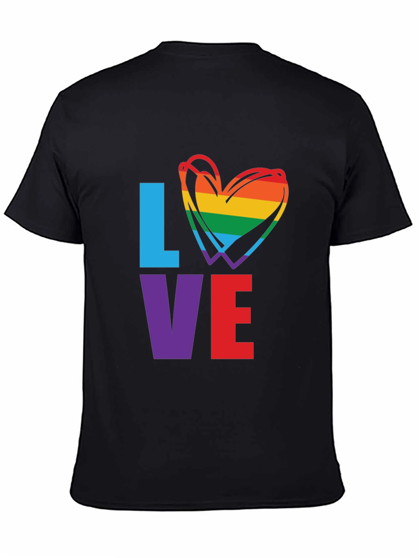 LGBTQ Pride LOVE Graphic T-Shirt
