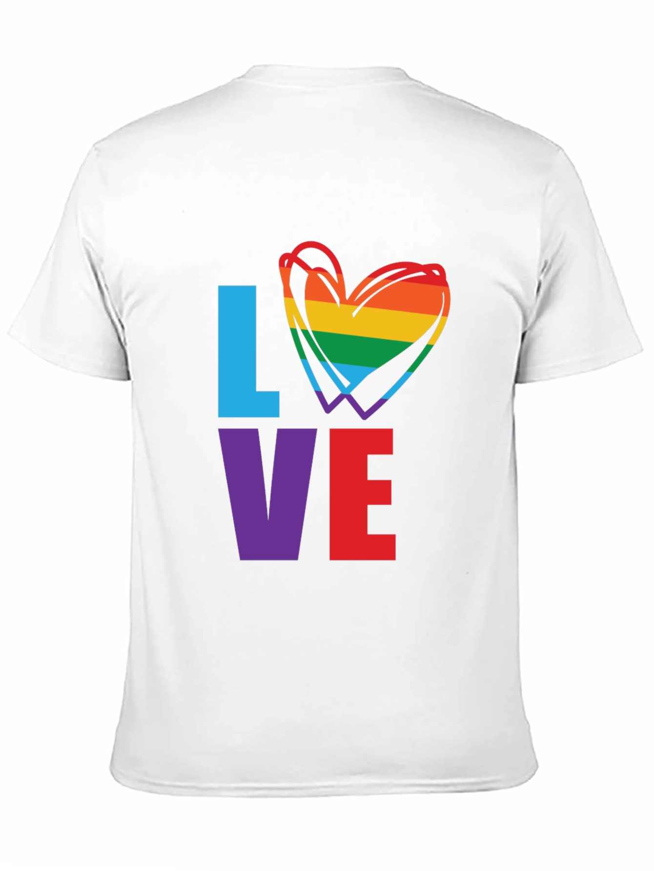 LGBTQ Pride LOVE Graphic T-Shirt
