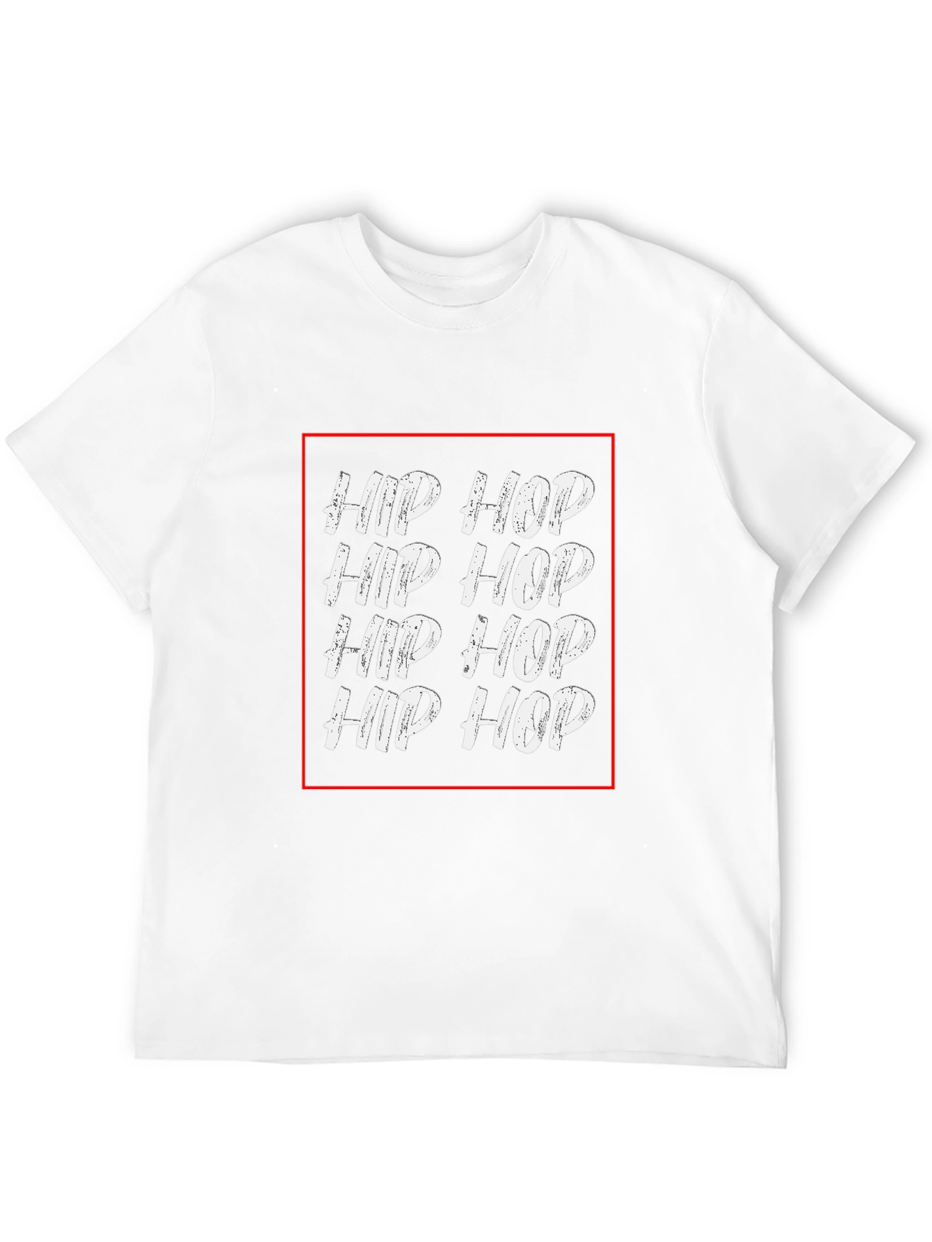 Hip Hop Graphic Black T-Shirt