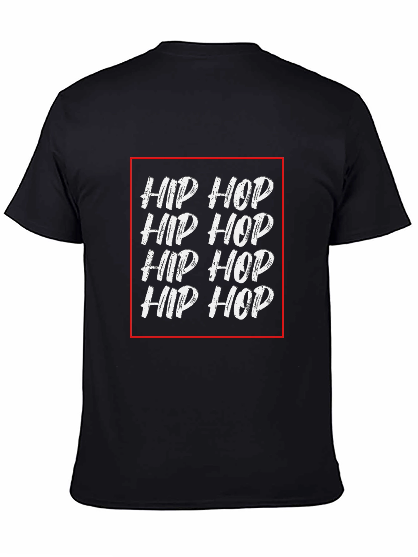 Hip Hop Graphic Black T-Shirt