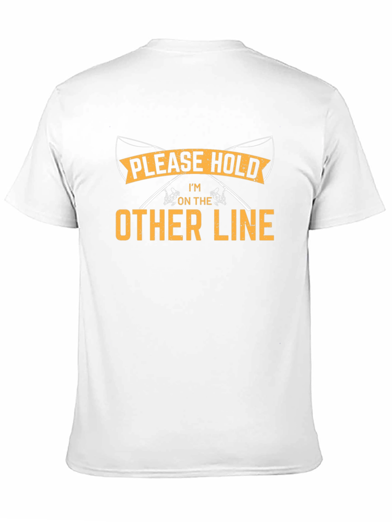 Funny Fishing Graphic Tee - Please Hold