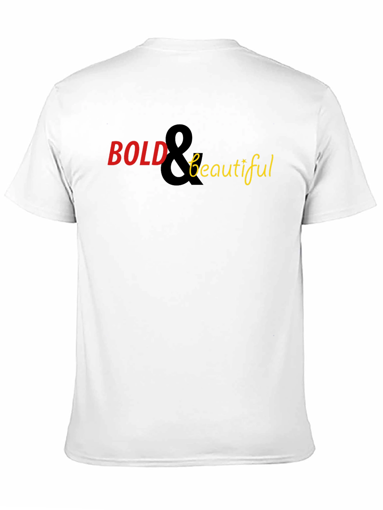 Bold & Beautiful Graphic Tee - Stylish Black T-Shirt