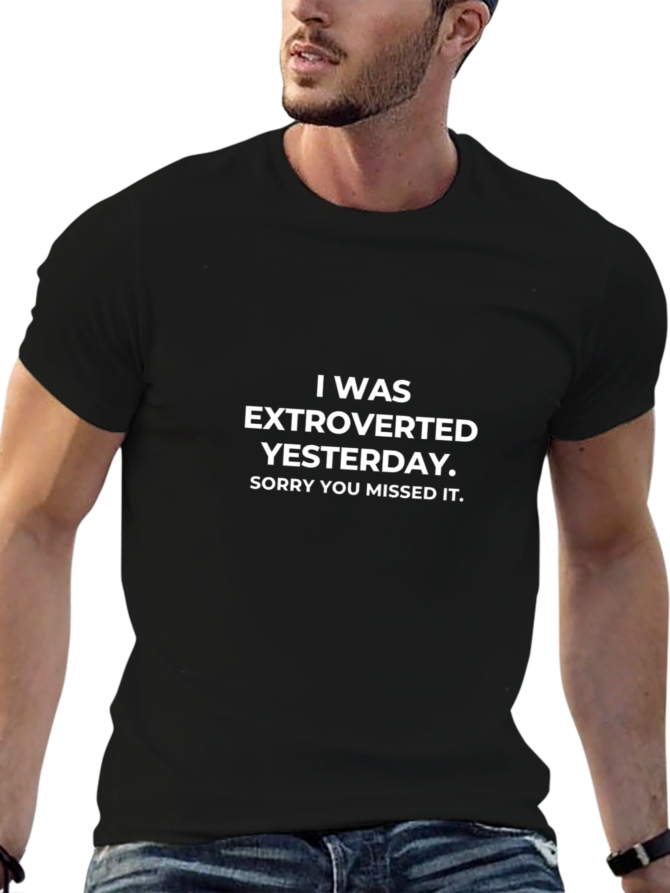 Extroverted Yesterday Graphic T-Shirt