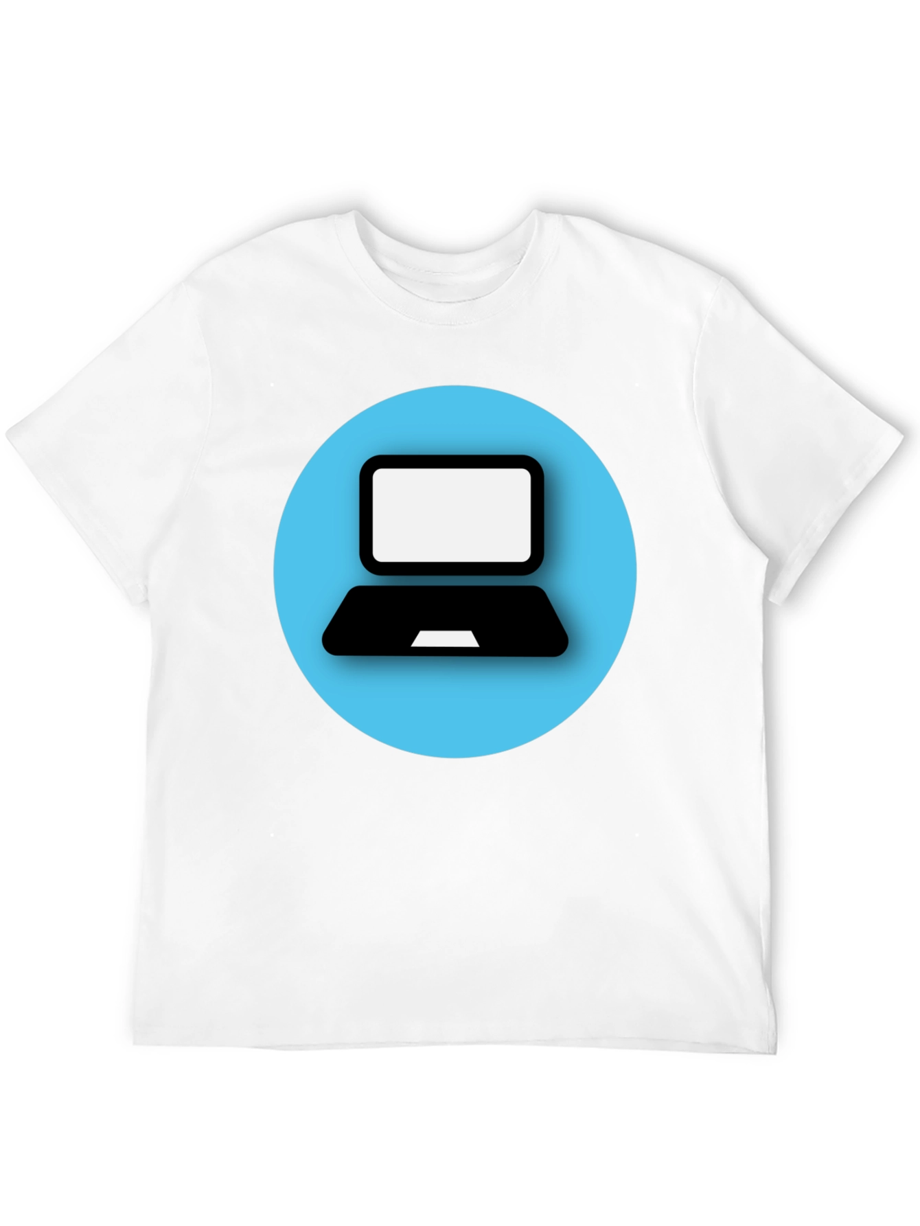 Laptop Graphic Tee - Tech Style T-Shirt