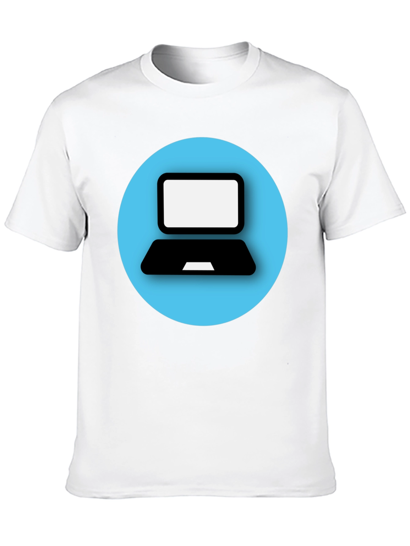 Laptop Graphic Tee - Tech Style T-Shirt