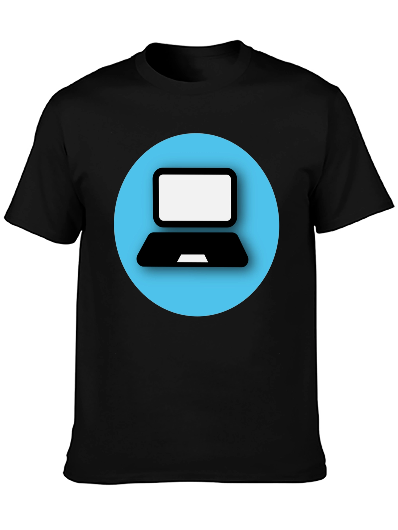 Laptop Graphic Tee - Tech Style T-Shirt