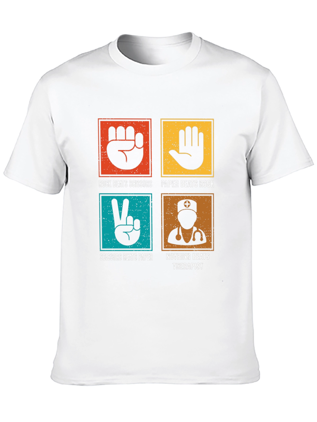 Rock Paper Scissors Therapist Graphic Tee
