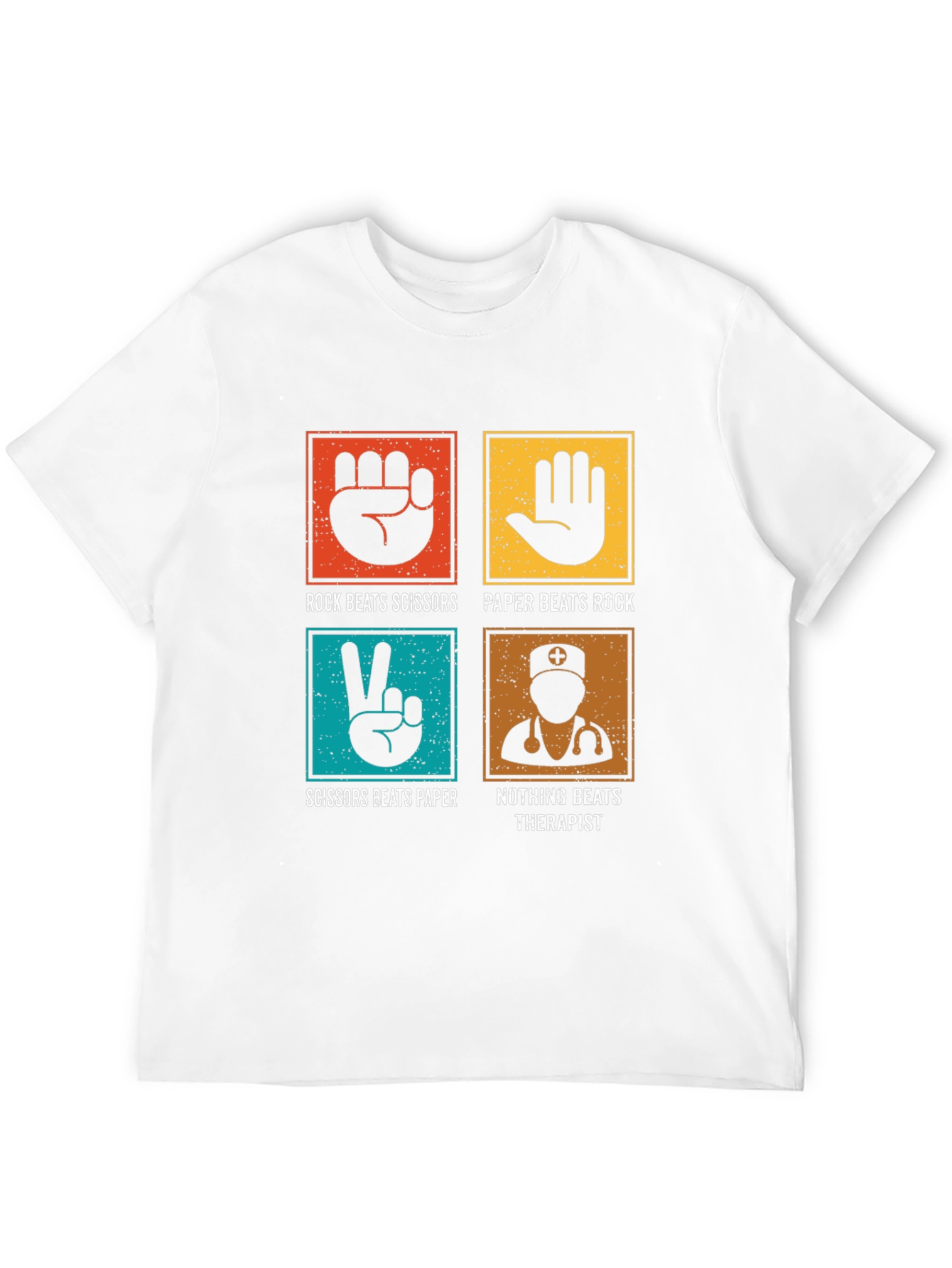 Rock Paper Scissors Therapist Graphic Tee