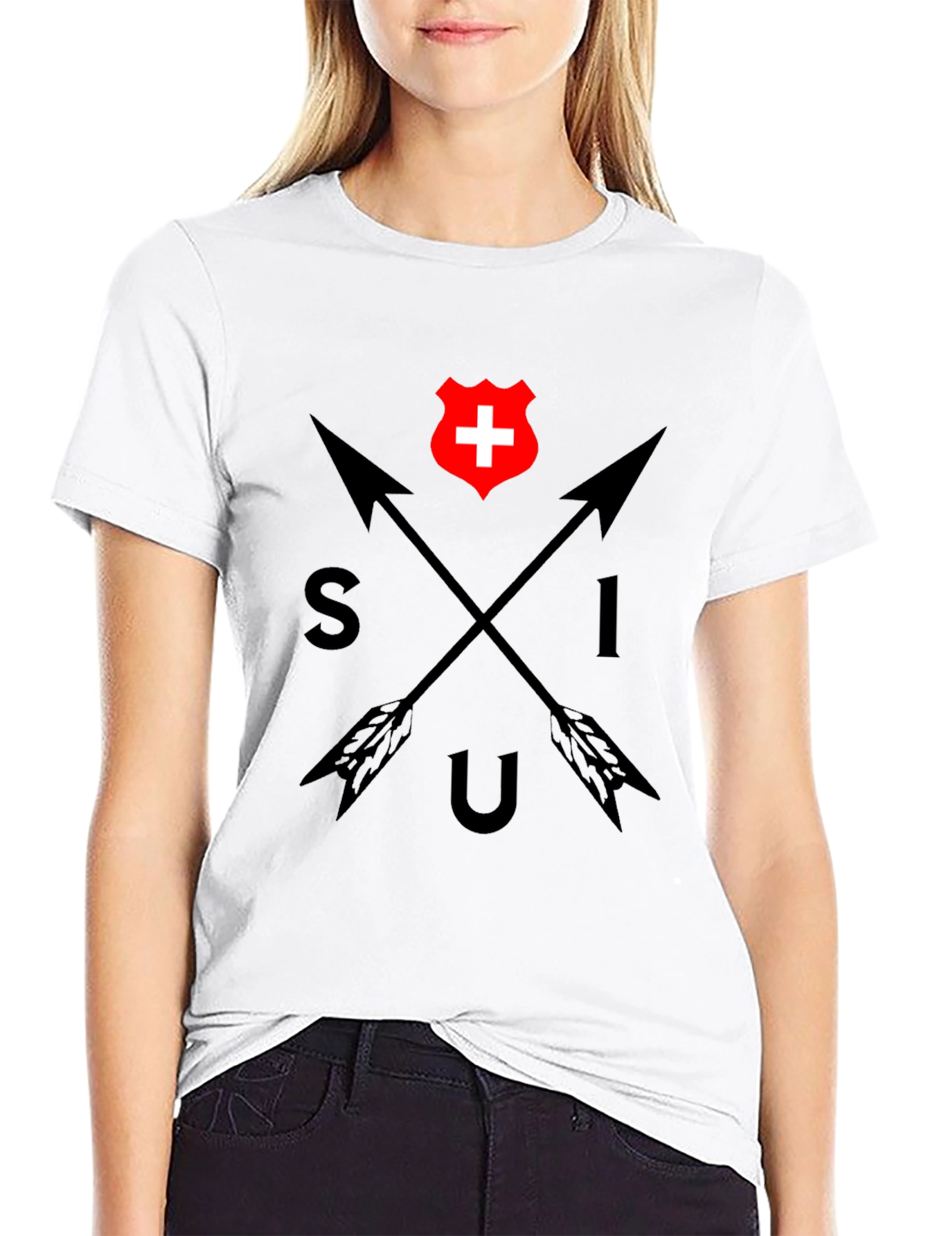Switzerland Arrows Graphic Tee - SUI Design