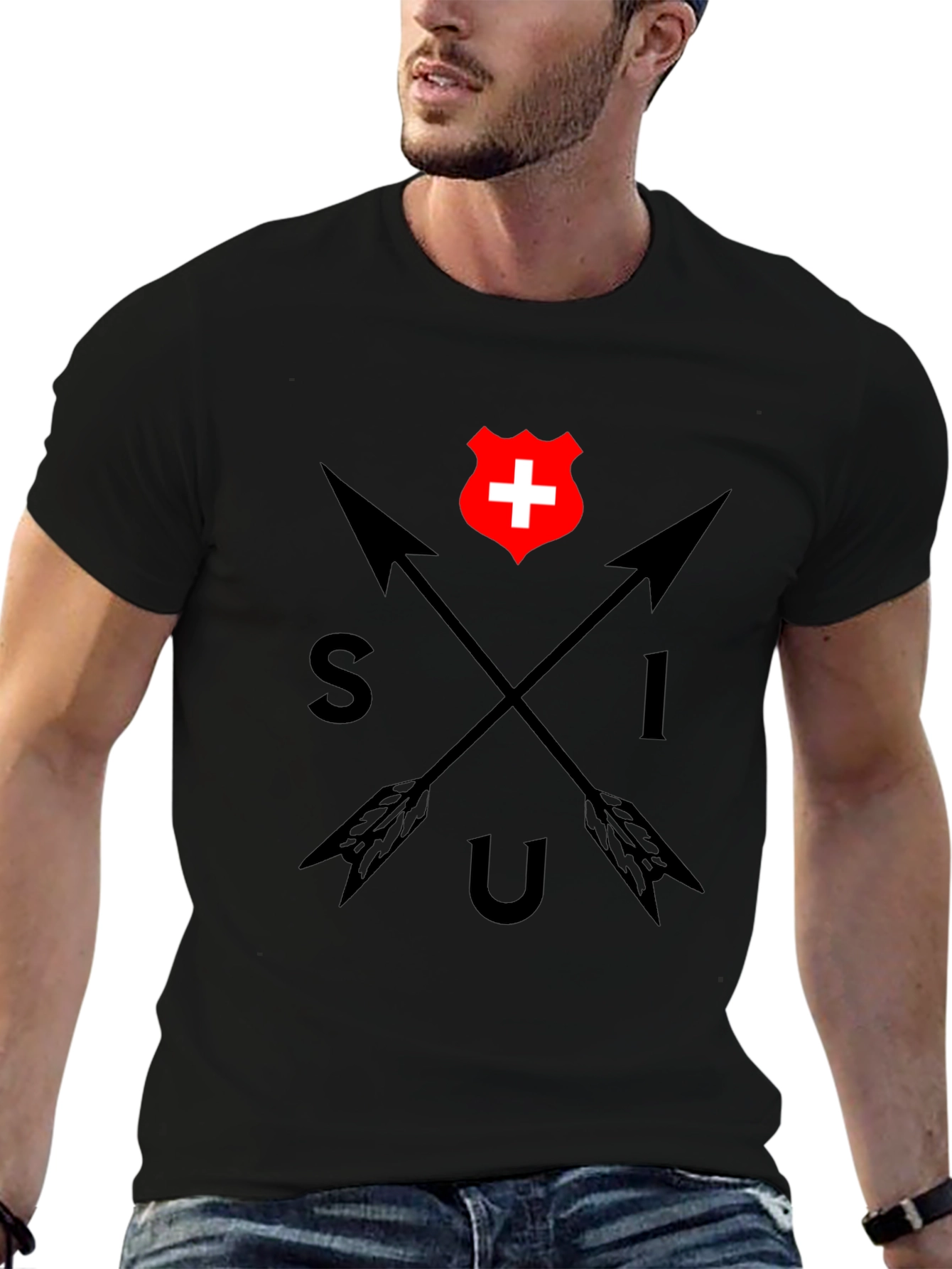 Switzerland Arrows Graphic Tee - SUI Design
