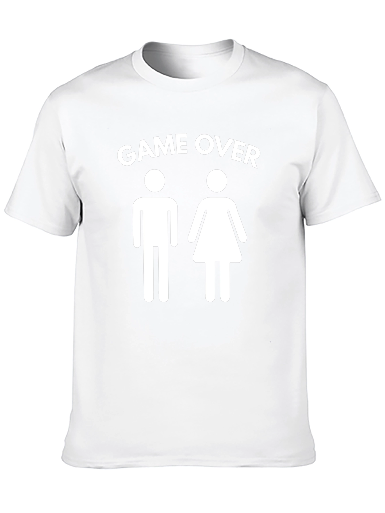Game Over Funny Couple T-Shirt