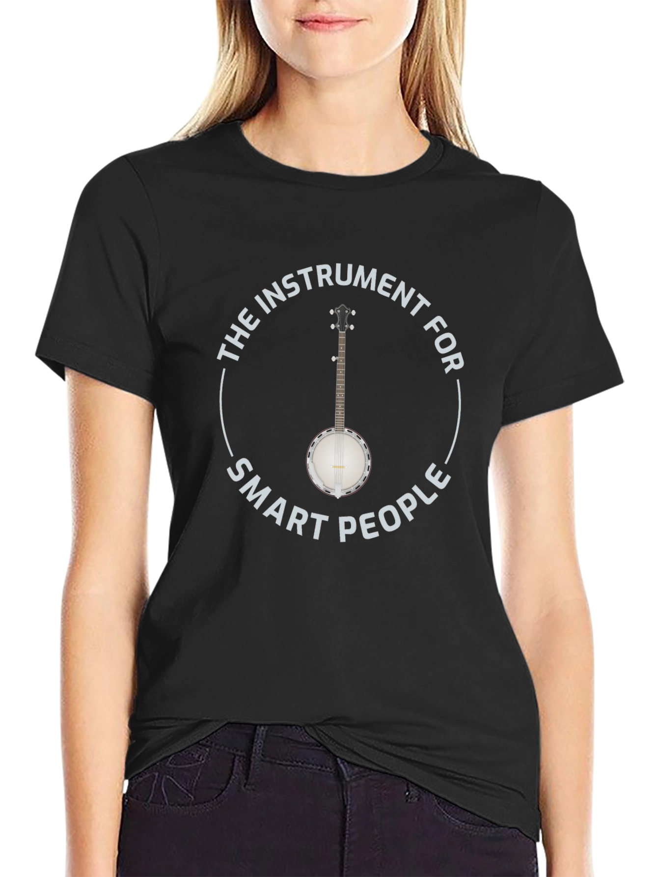 Smart People Banjo T-Shirt - Instrument Tee