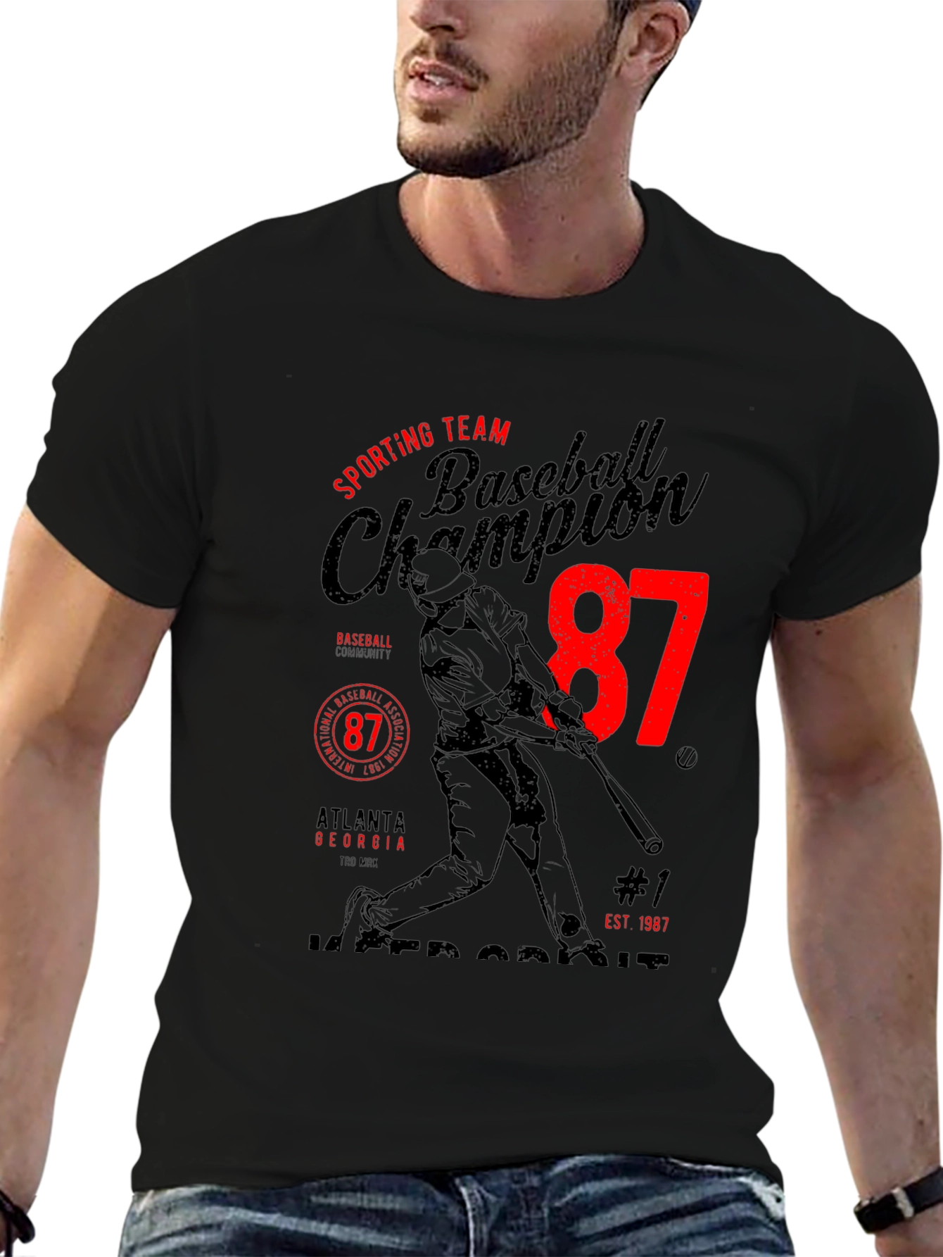 Baseball Champion Graphic T-Shirt