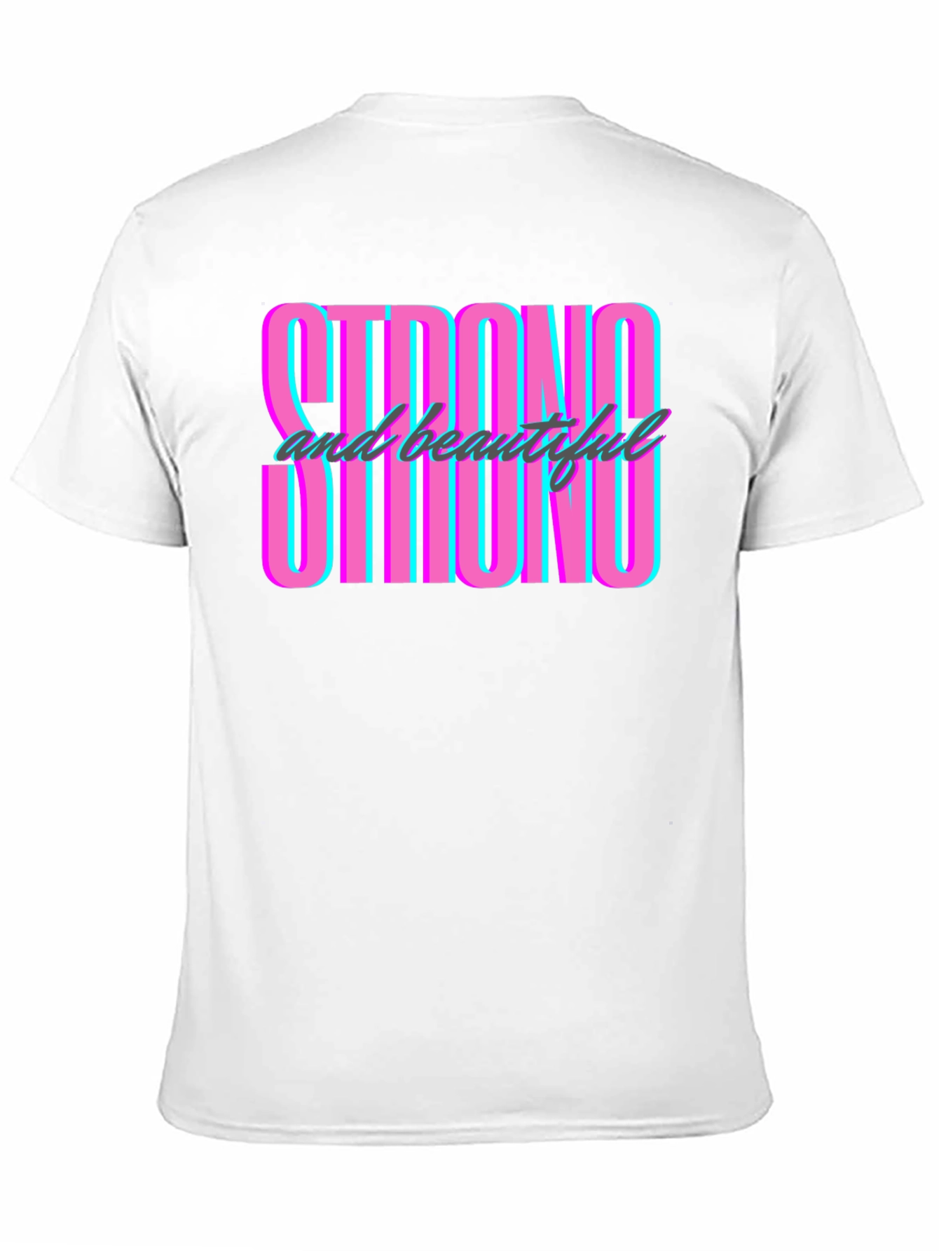 Strong & Beautiful Graphic Tee - Mens Black T-Shirt