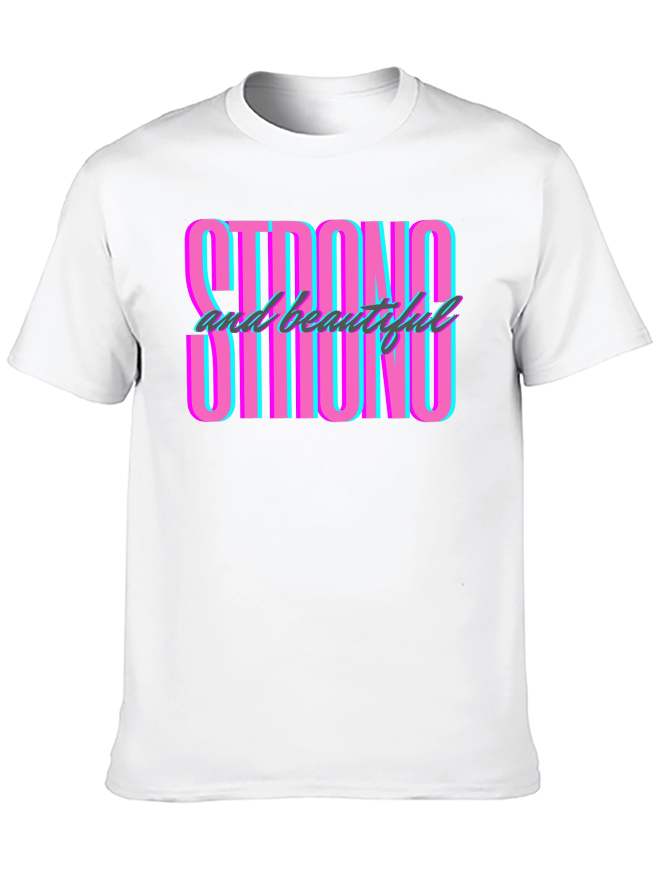 Strong & Beautiful Graphic Tee - Mens Black T-Shirt