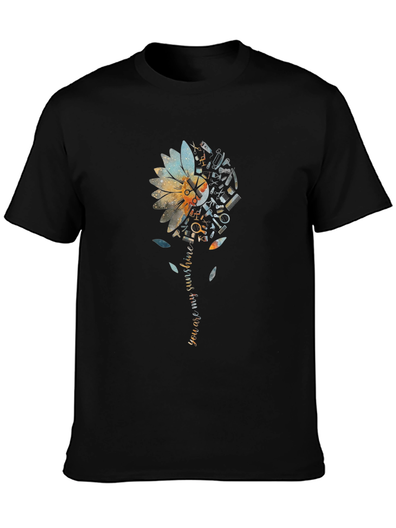 Hair Stylist Sunflower Graphic Tee