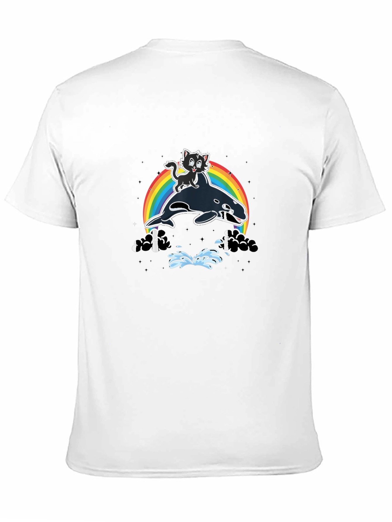 Orca Cat Rainbow T-Shirt