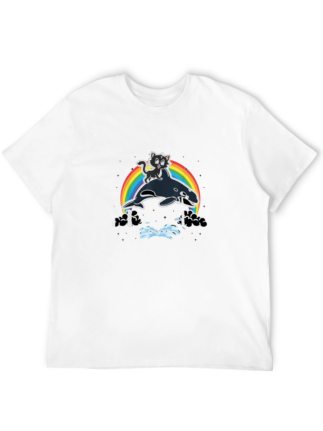 Orca Cat Rainbow T-Shirt