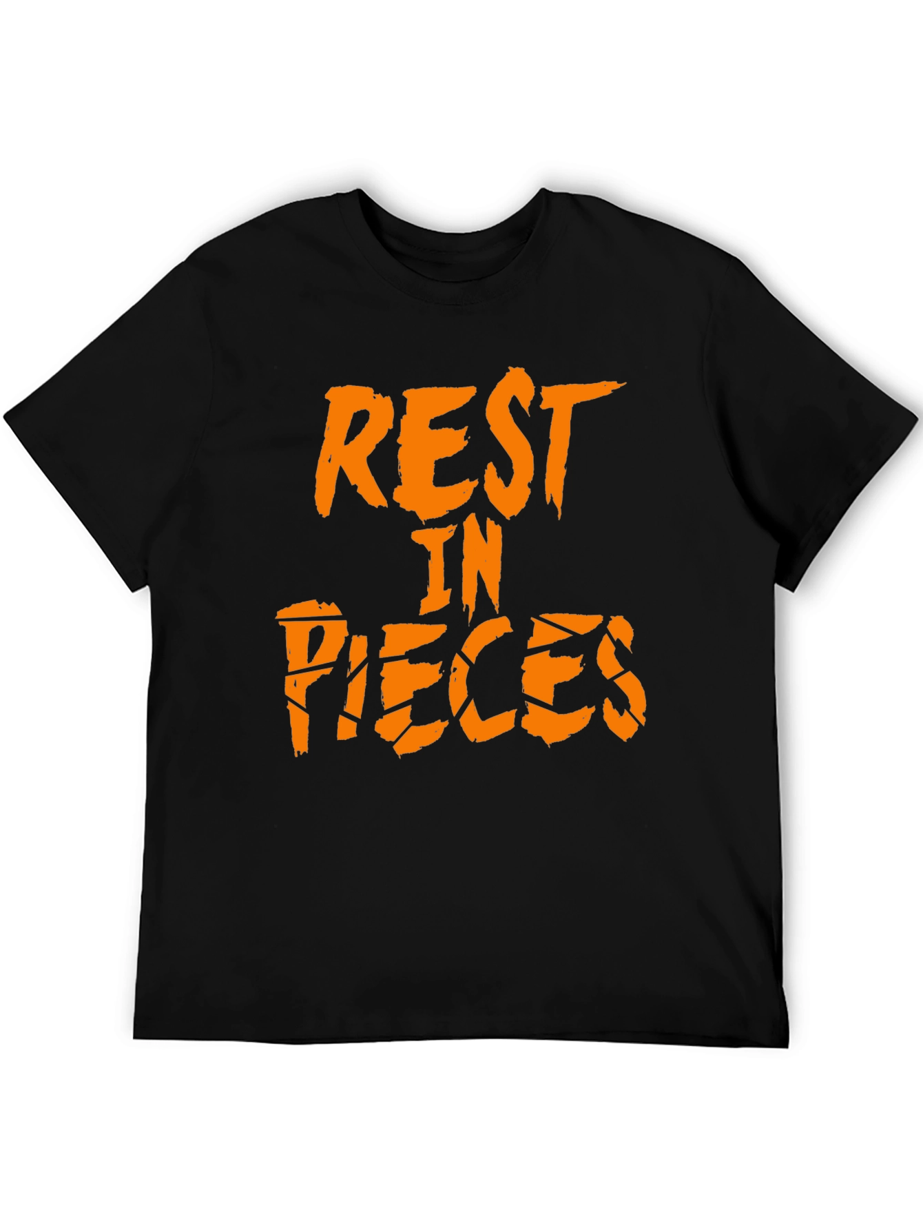 Rest in Pieces Black Graphic Tee