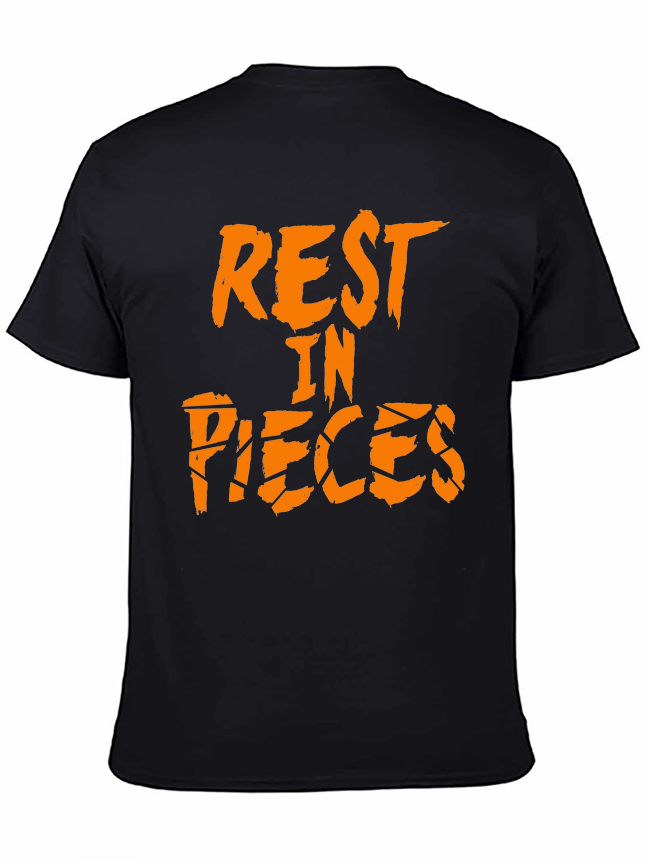 Rest in Pieces Black Graphic Tee