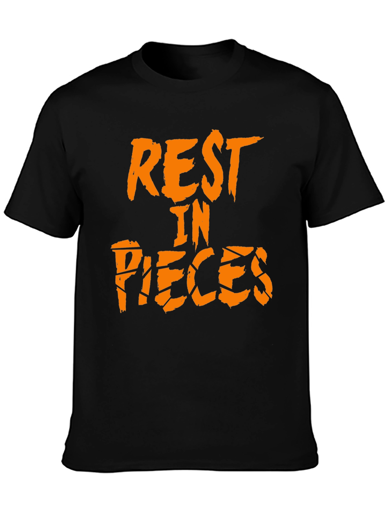 Rest in Pieces Black Graphic Tee
