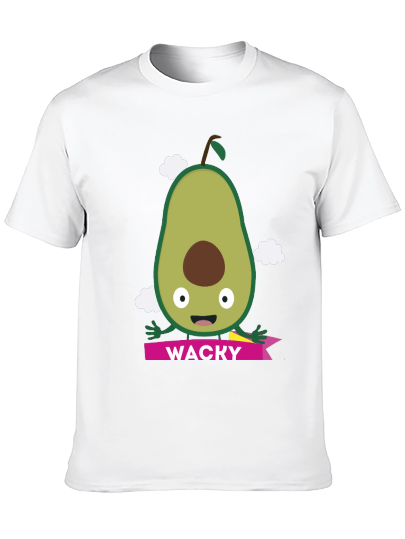 Wacky Avocado Graphic Tee - Fun Foodie T-Shirt