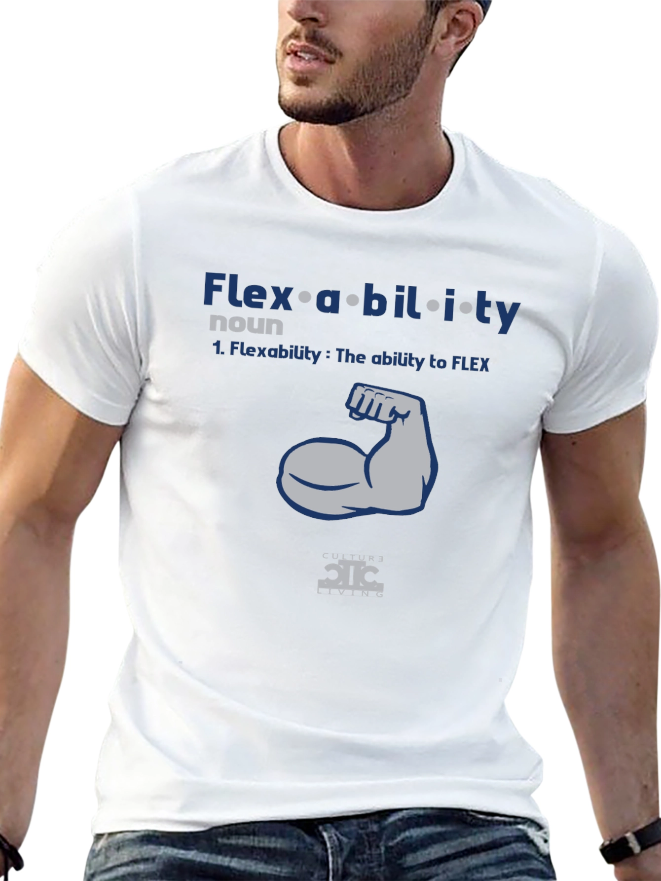 Flexibility Graphic T-Shirt | Mens Black Tee