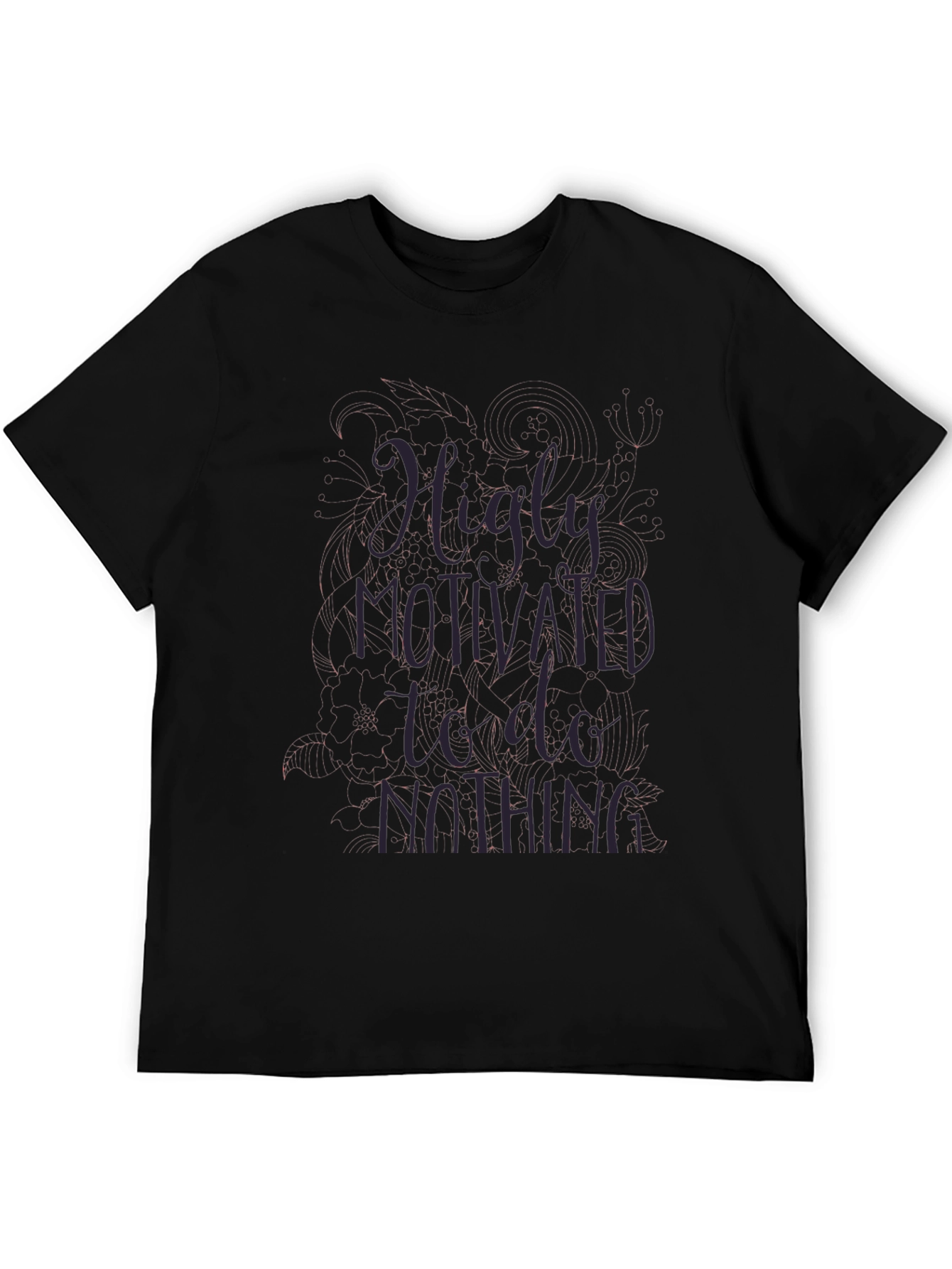 Highly Motivated To Do Nothing Graphic Tee