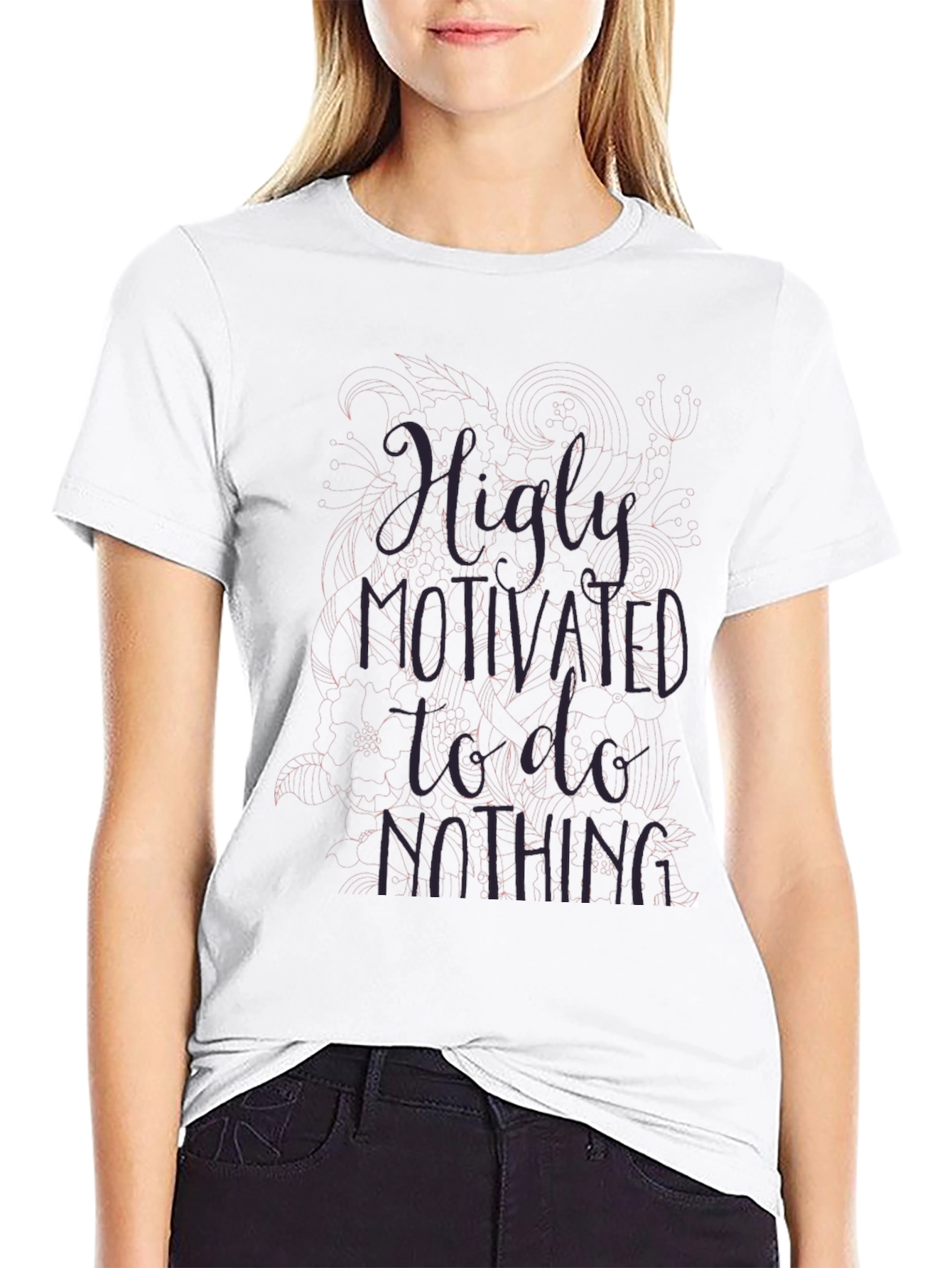 Highly Motivated To Do Nothing Graphic Tee