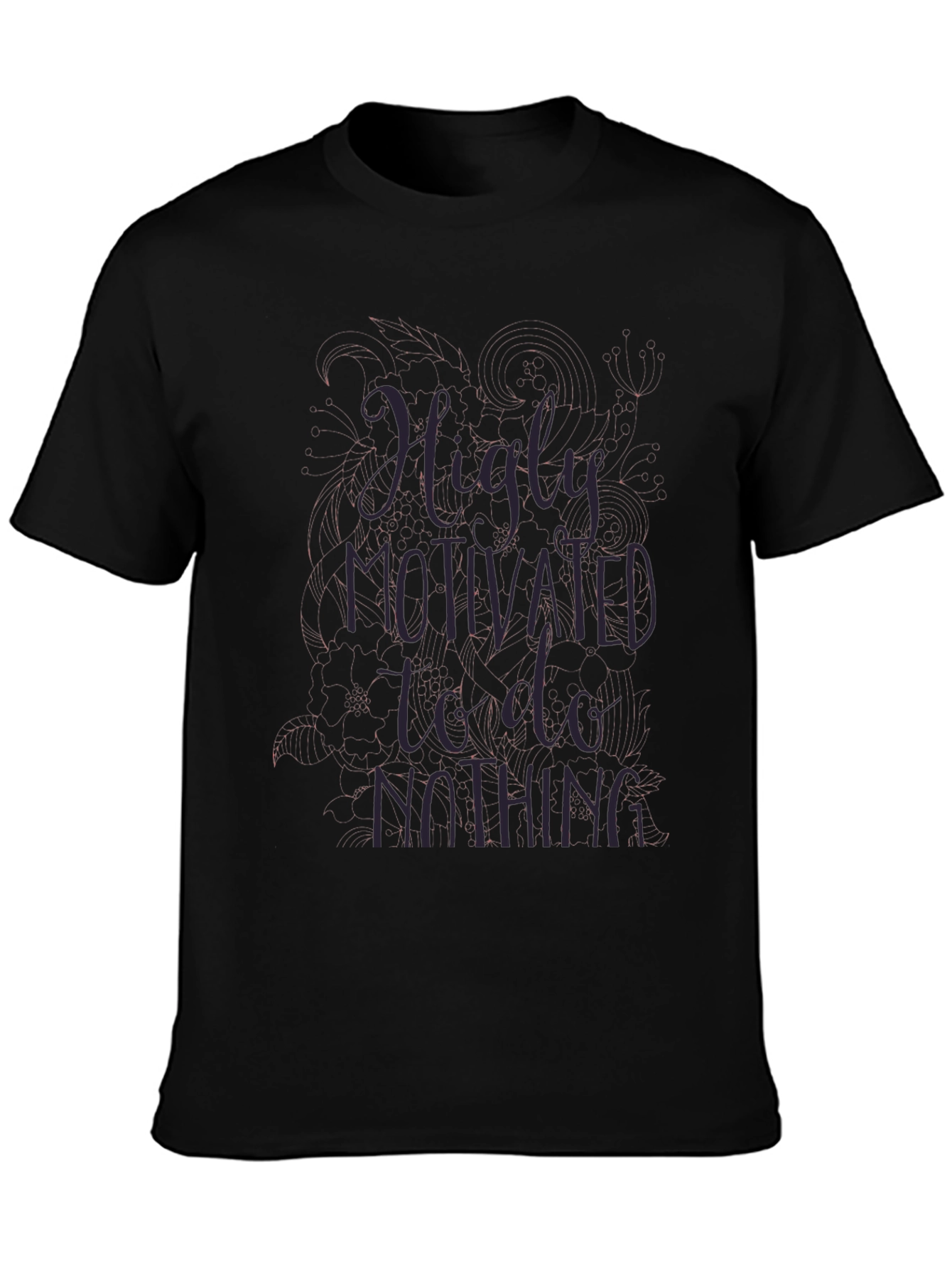 Highly Motivated To Do Nothing Graphic Tee