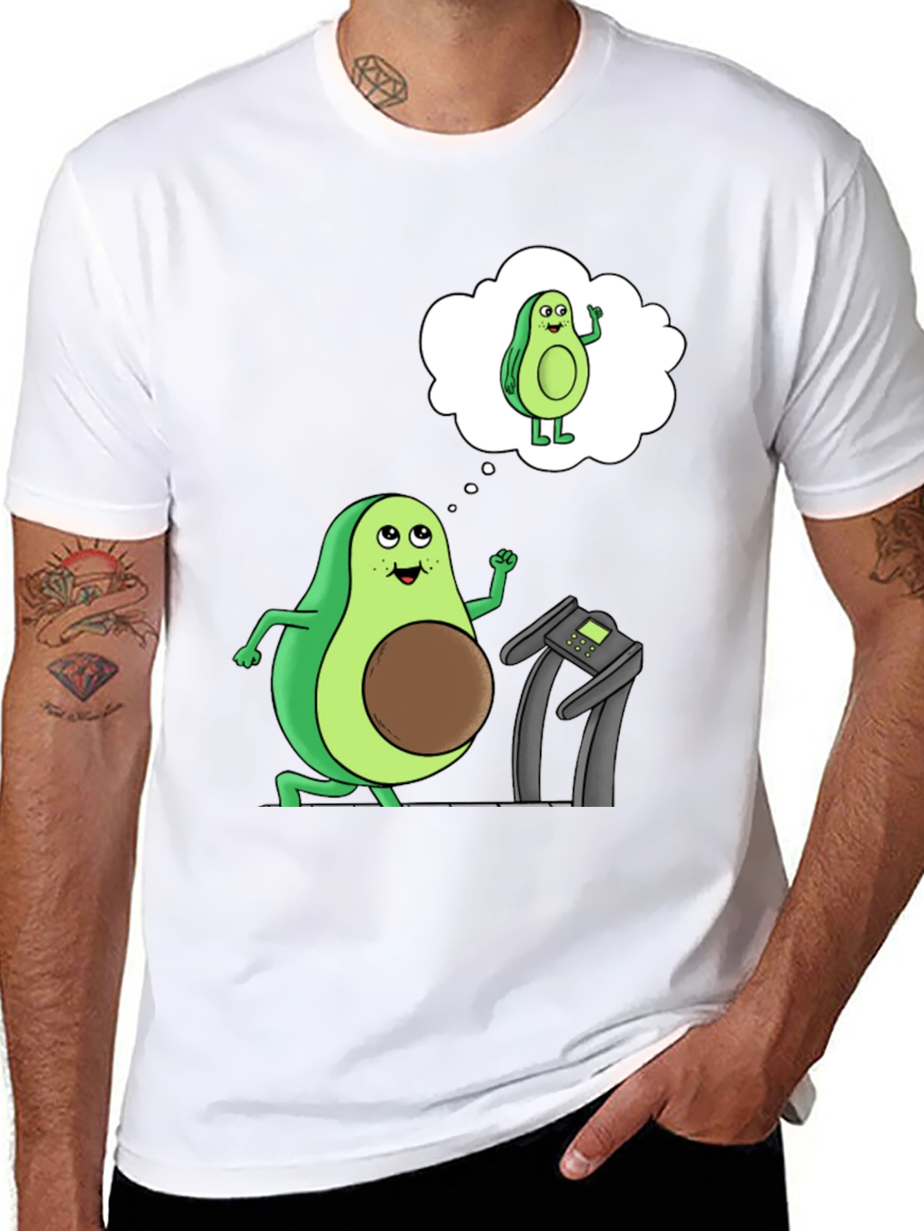 Avocado Gym Humor T-Shirt