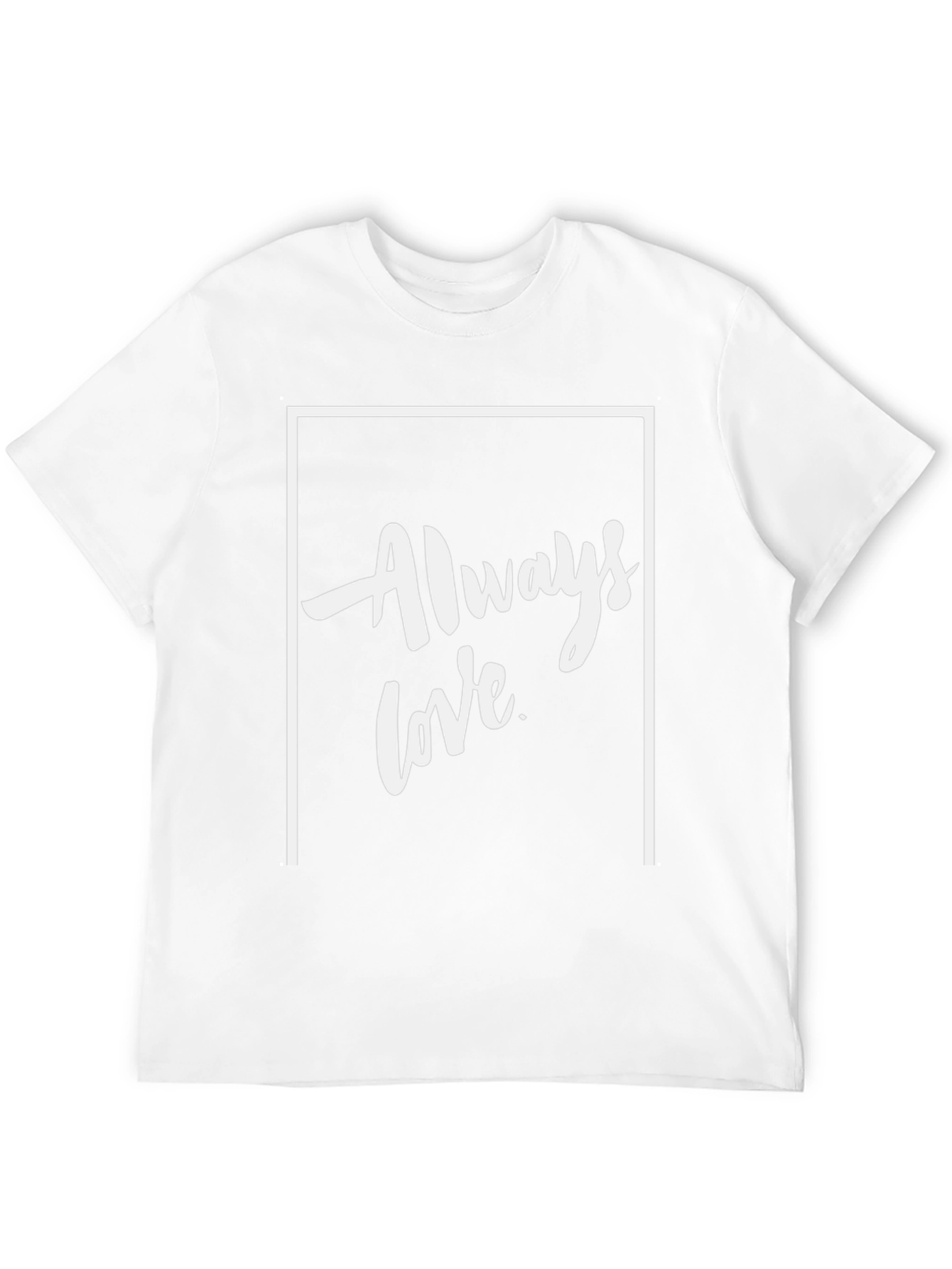 Always Love Graphic Tee - Black Unisex Shirt