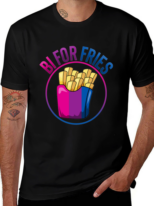 Bi For Fries T-Shirt - Bisexual Pride Shirt