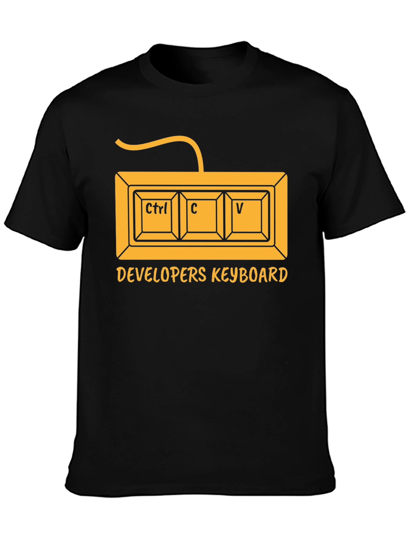 Developer Keyboard Ctrl C V T-Shirt