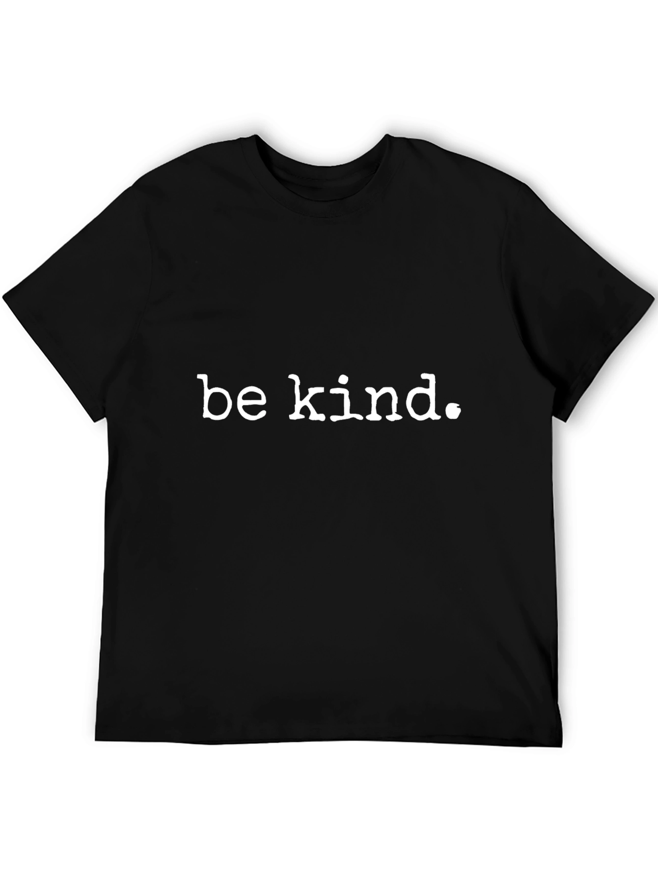 Be Kind Black T-Shirt - Positive Message Casual Tee