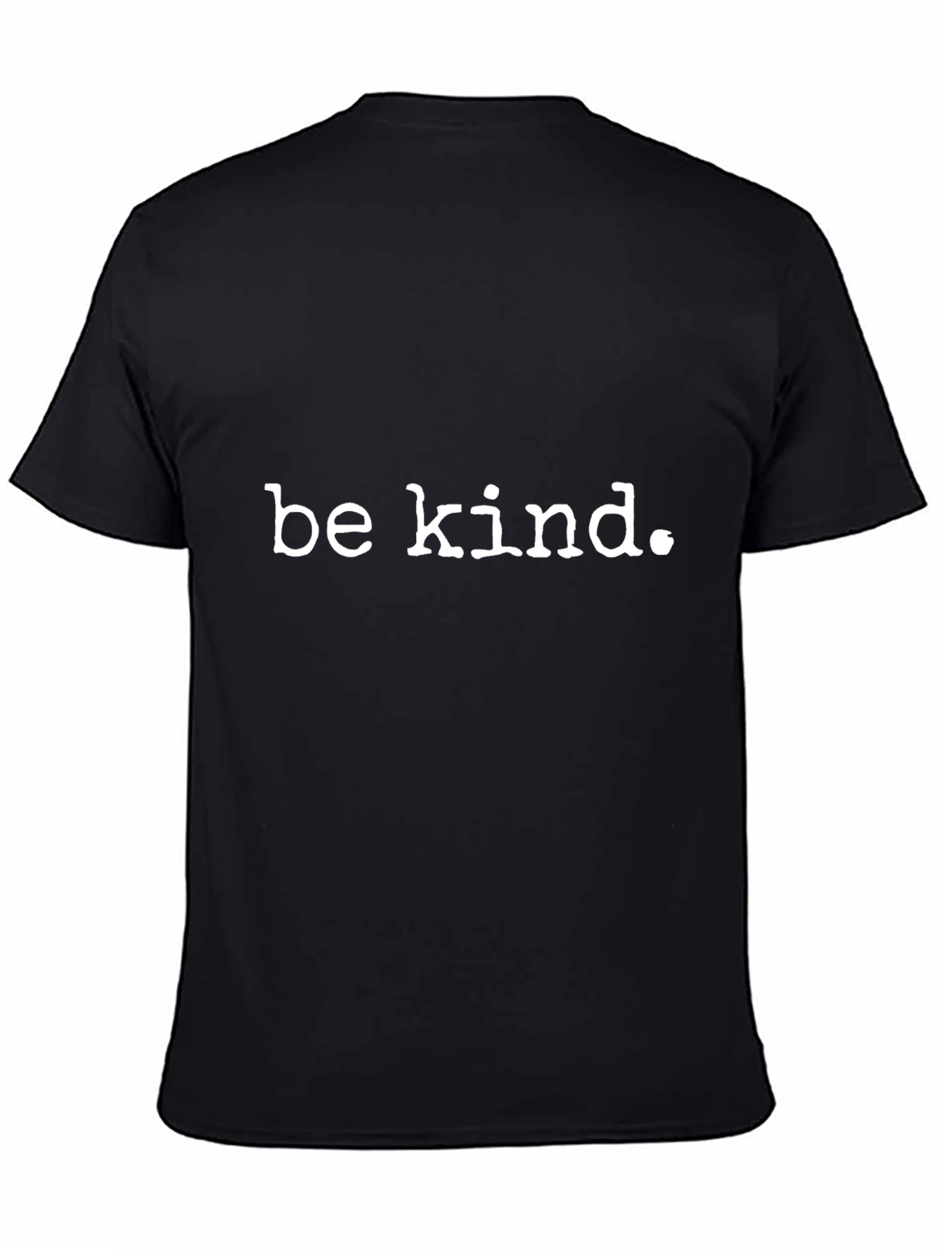 Be Kind Black T-Shirt - Positive Message Casual Tee