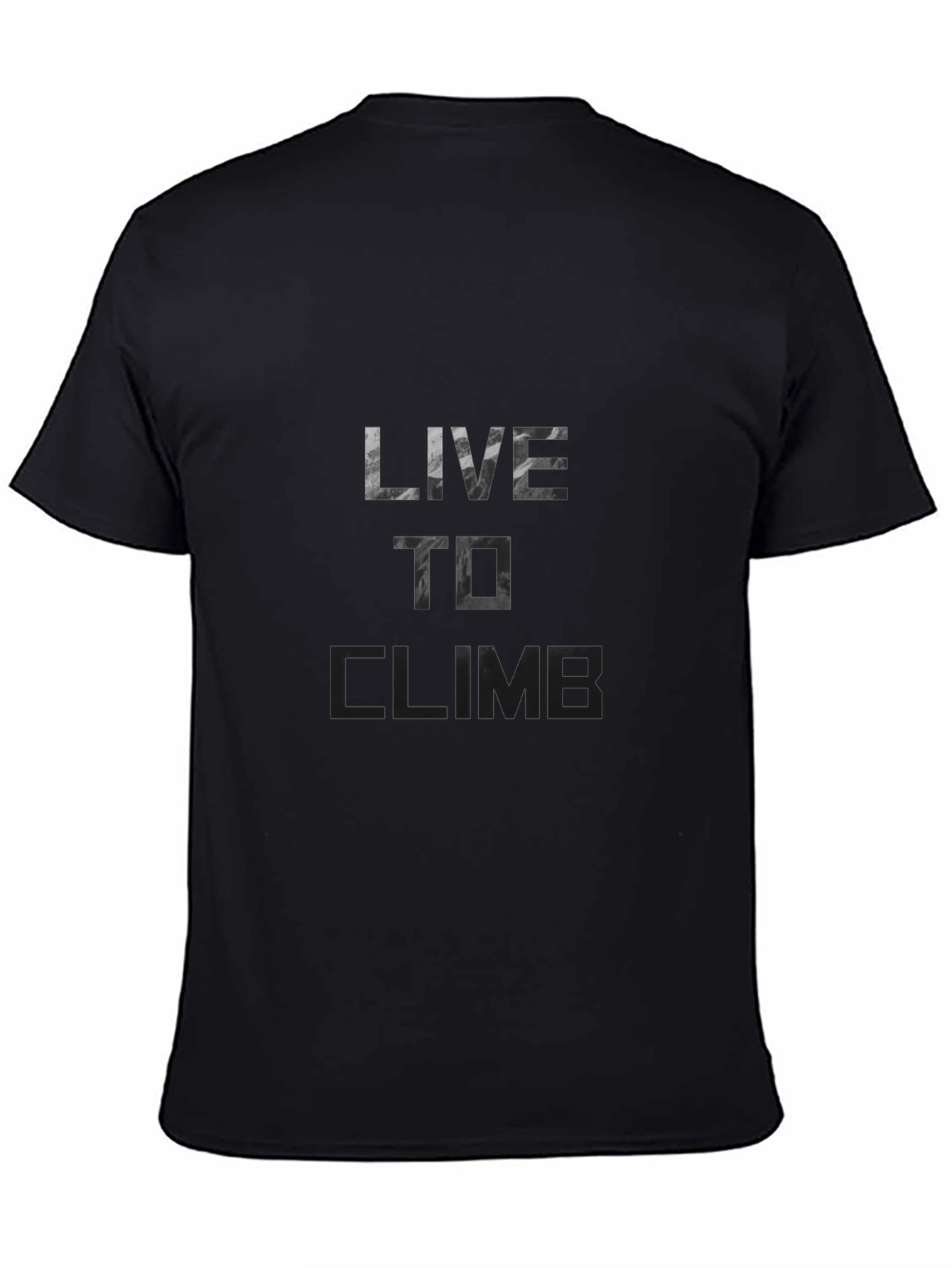 Live to Climb Graphic Tee - Black