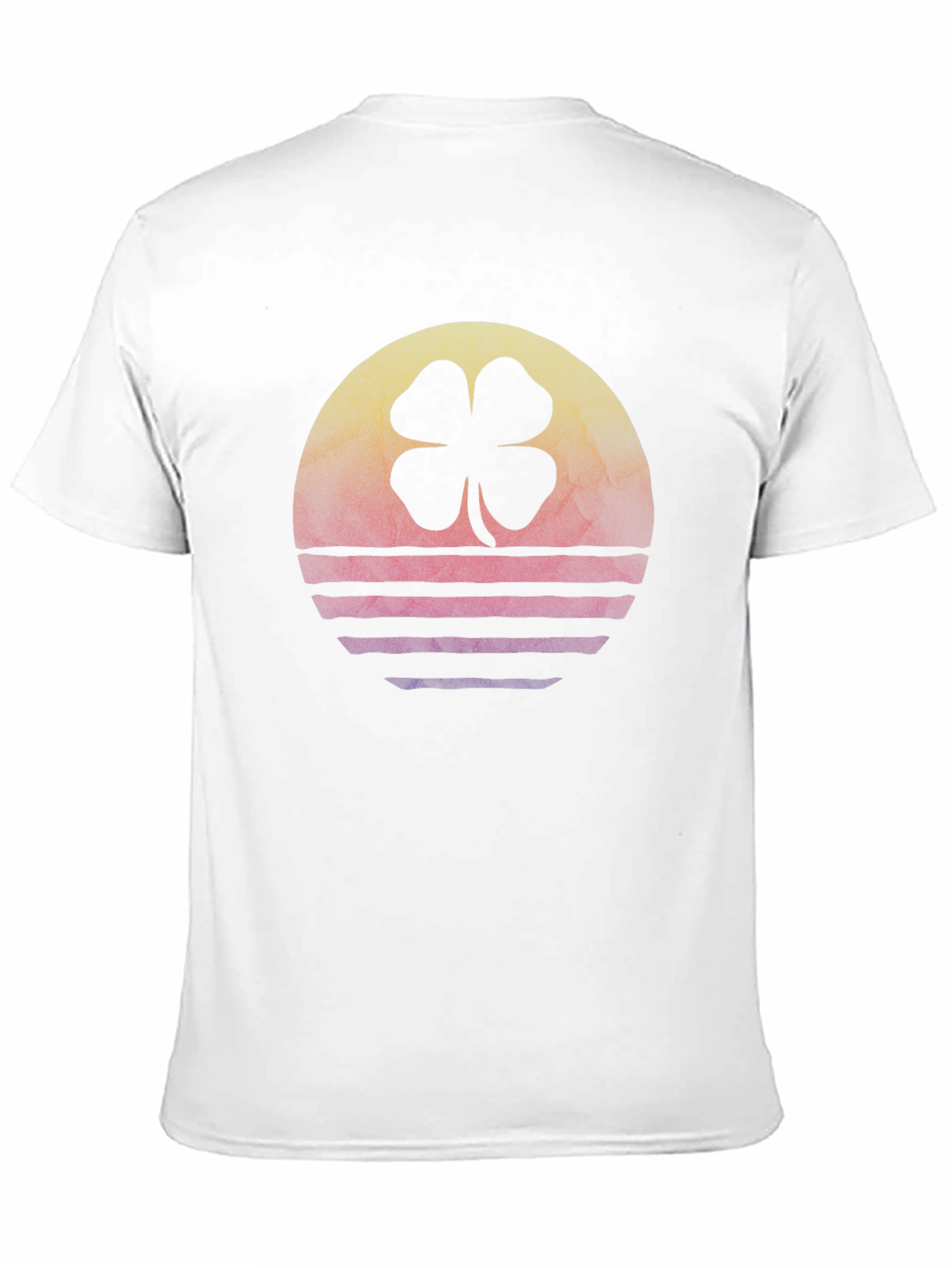 Retro Sunset Shamrock T-Shirt