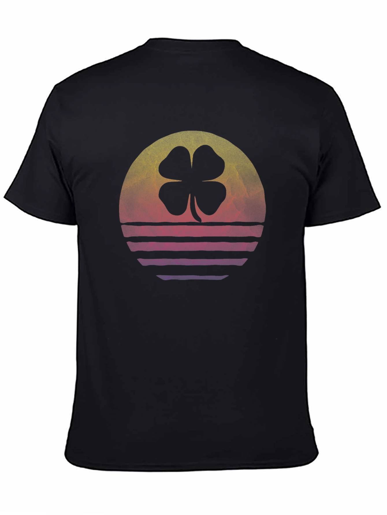 Retro Sunset Shamrock T-Shirt