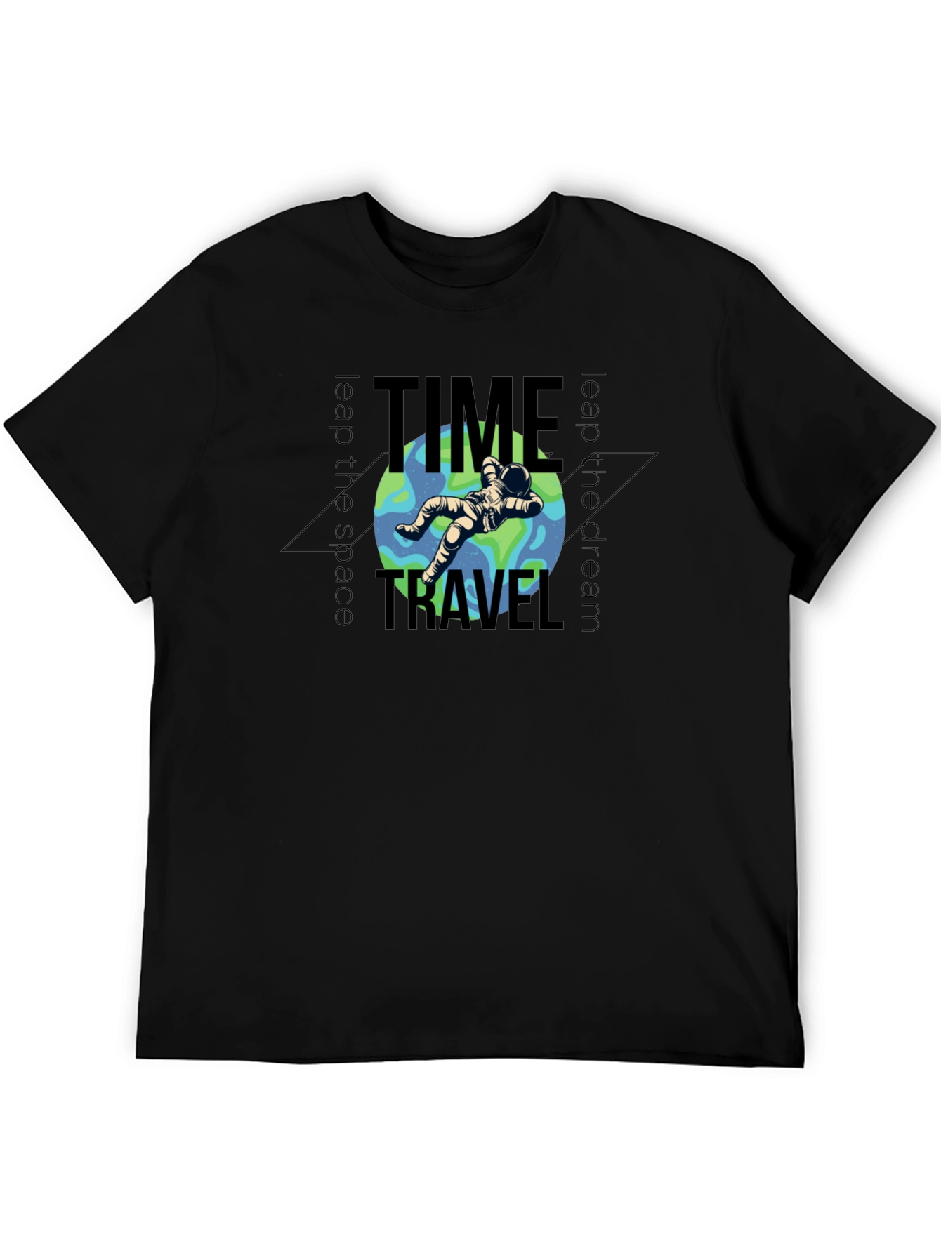 Time Travel Astronaut Graphic T-Shirt