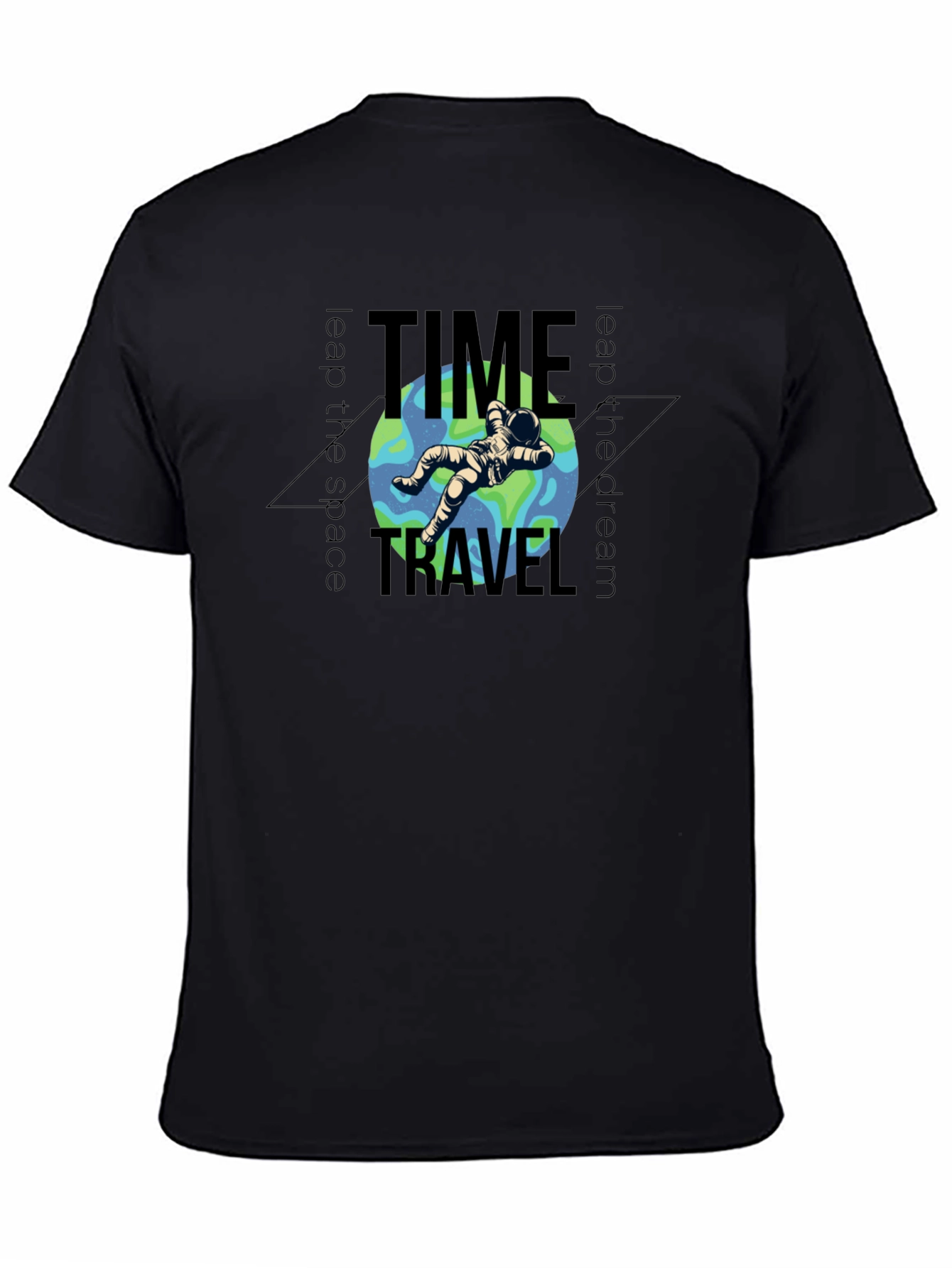 Time Travel Astronaut Graphic T-Shirt