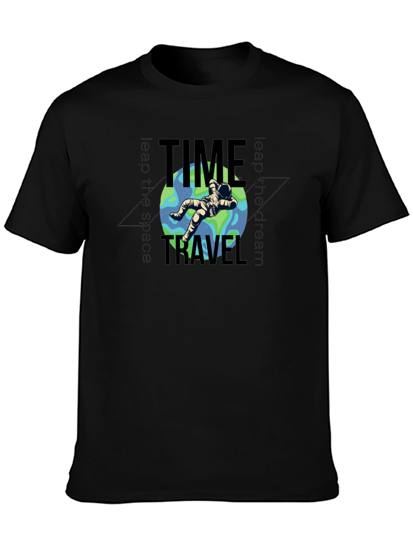 Time Travel Astronaut Graphic T-Shirt